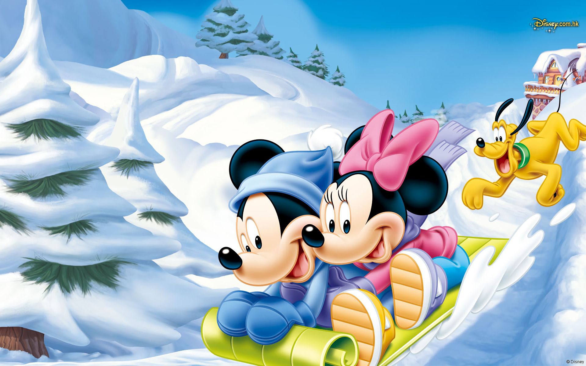 337644画像をダウンロードミッキーマウス, 映画, ディズニー, ミニーマウス, 冥王星, 雪-壁紙とスクリーンセーバーを無料で