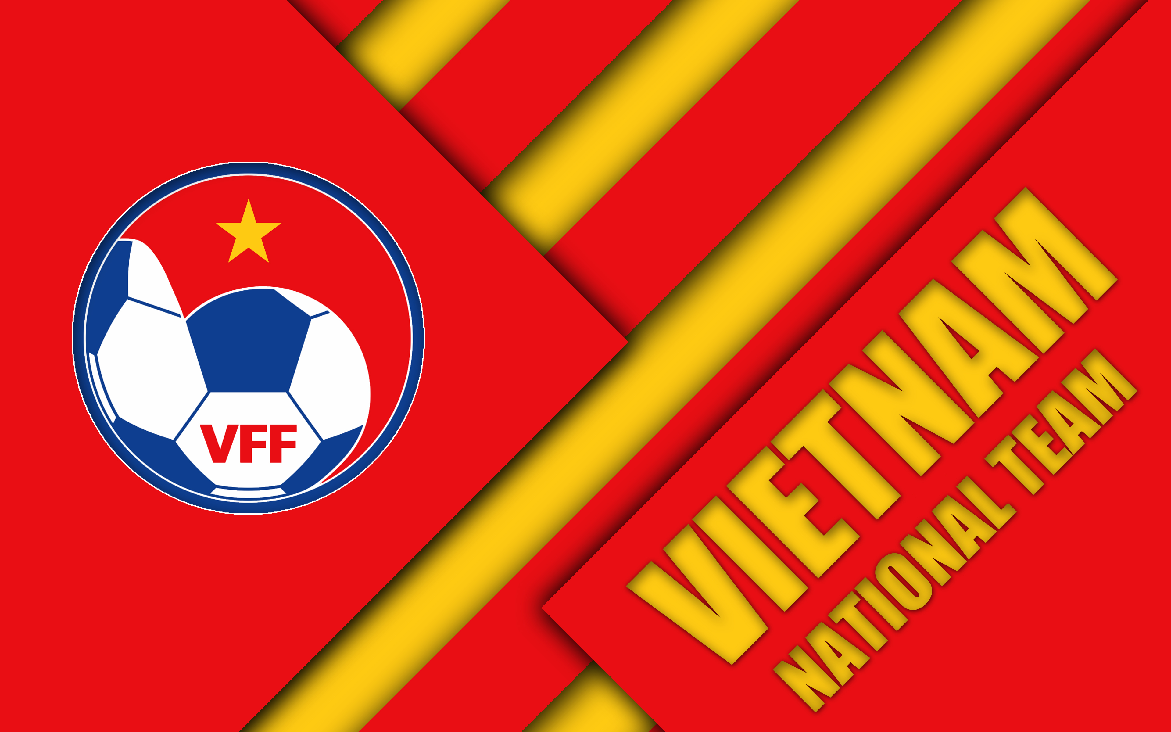 Laden Sie Vietnamesische Fußballnationalmannschaft HD-Desktop-Hintergründe herunter