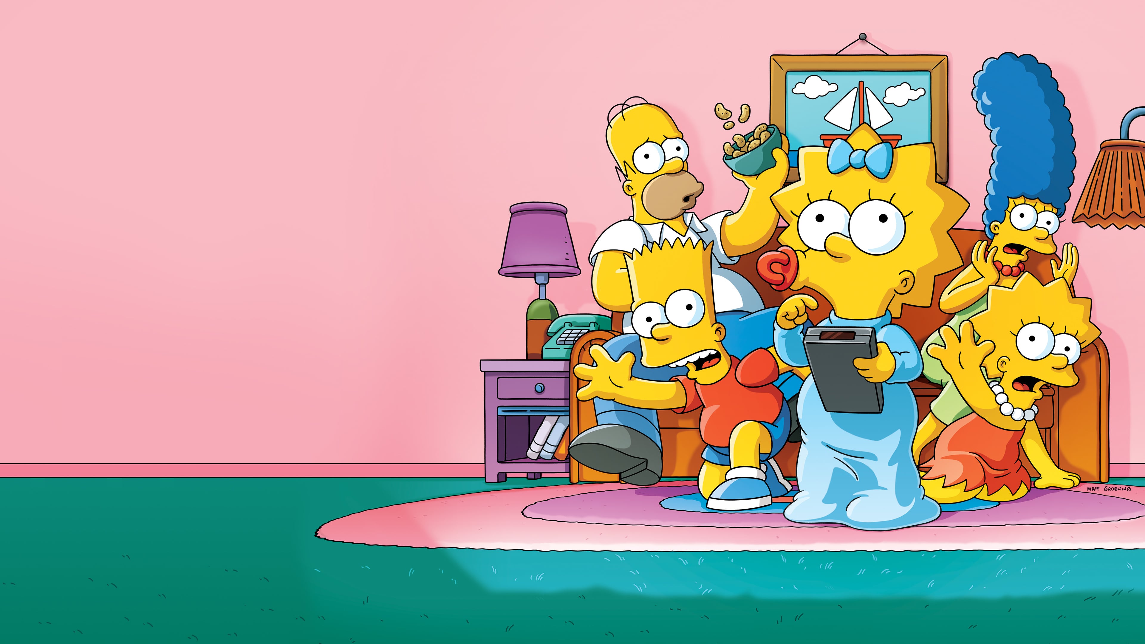 Free download wallpaper Homer Simpson, Tv Show, Bart Simpson, Lisa Simpson, The Simpsons, Maggie Simpson, Marge Simpson on your PC desktop
