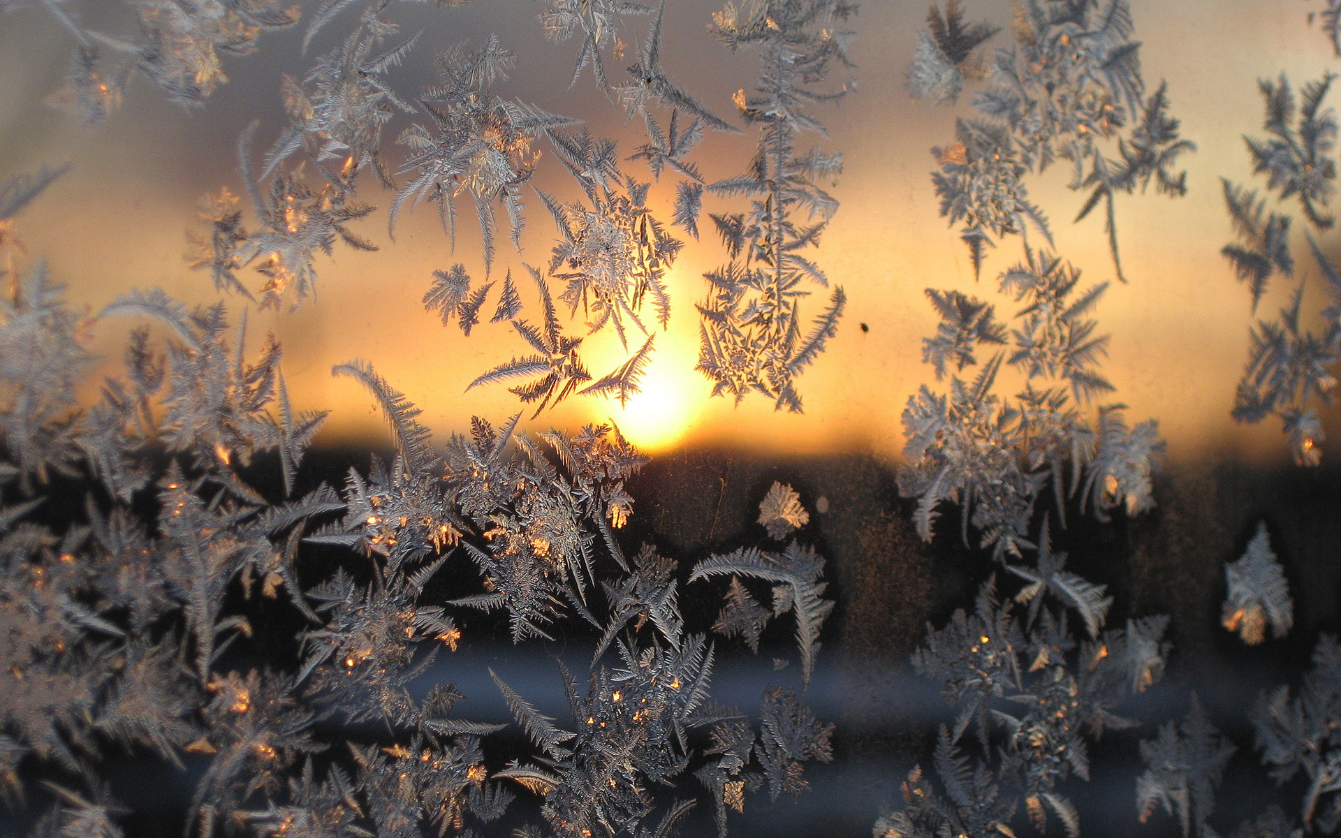 Download mobile wallpaper Winter, Ice, Sunset, Background for free.