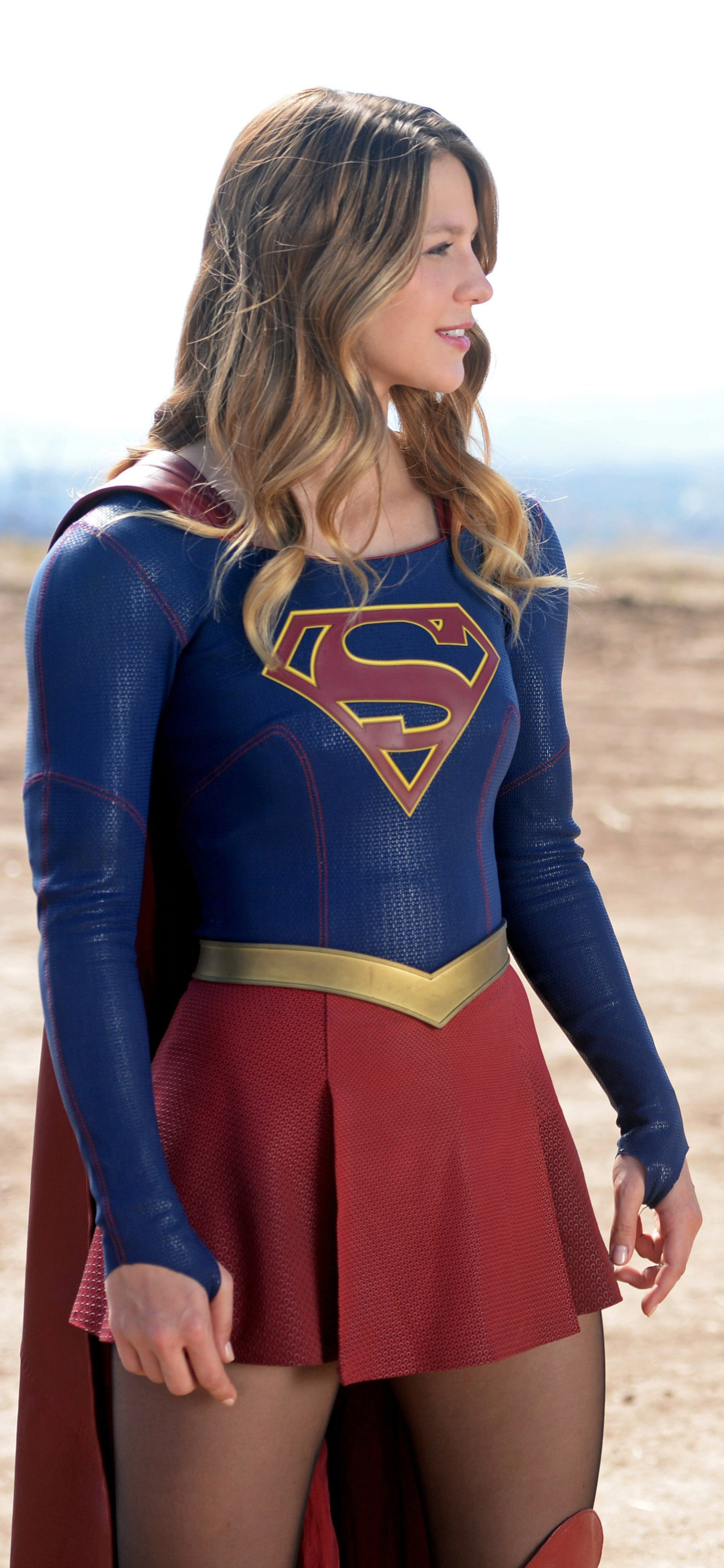 Laden Sie das Fernsehserien, Übermensch, Supergirl, Kara Zor El, Melissa Benoist-Bild kostenlos auf Ihren PC-Desktop herunter