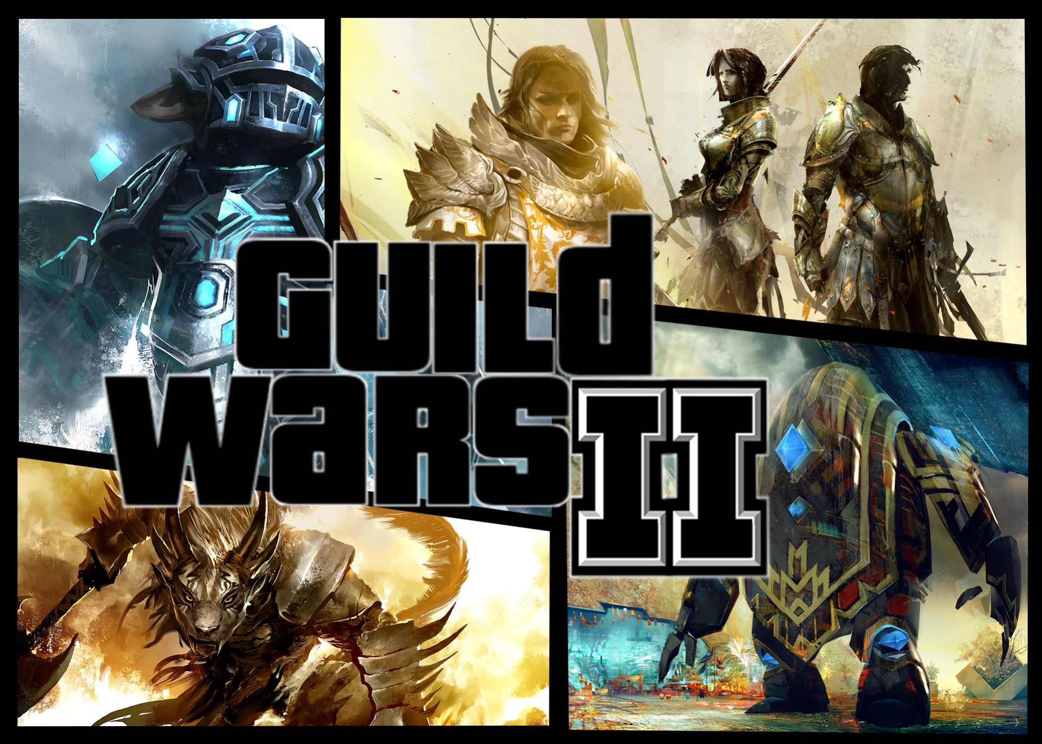 Скачати мобільні шпалери Guild Wars 2, Війни Гільдій, Фантазія, Відеогра безкоштовно.