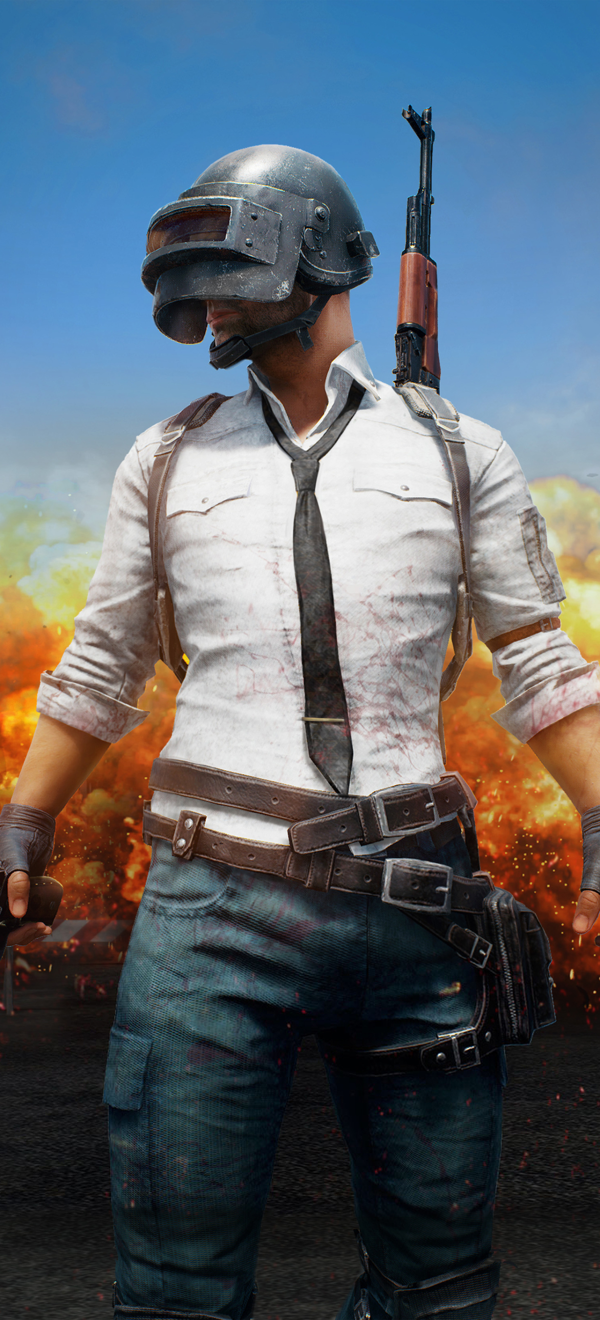 Handy-Wallpaper Computerspiele, Pistole, Playerunknown's Battlegrounds kostenlos herunterladen.