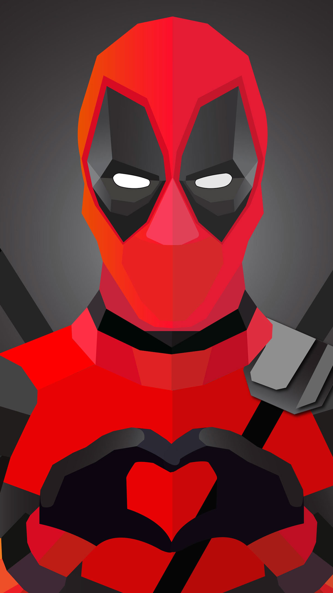 Handy-Wallpaper Deadpool, Minimalistisch, Comics kostenlos herunterladen.