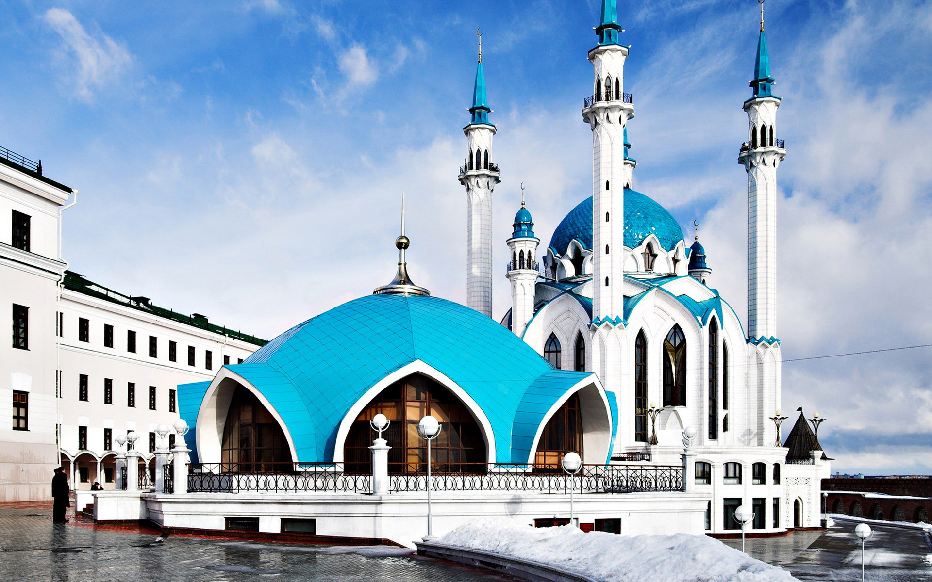 Популярные заставки и фоны Мечеть Кул Шариф на компьютер