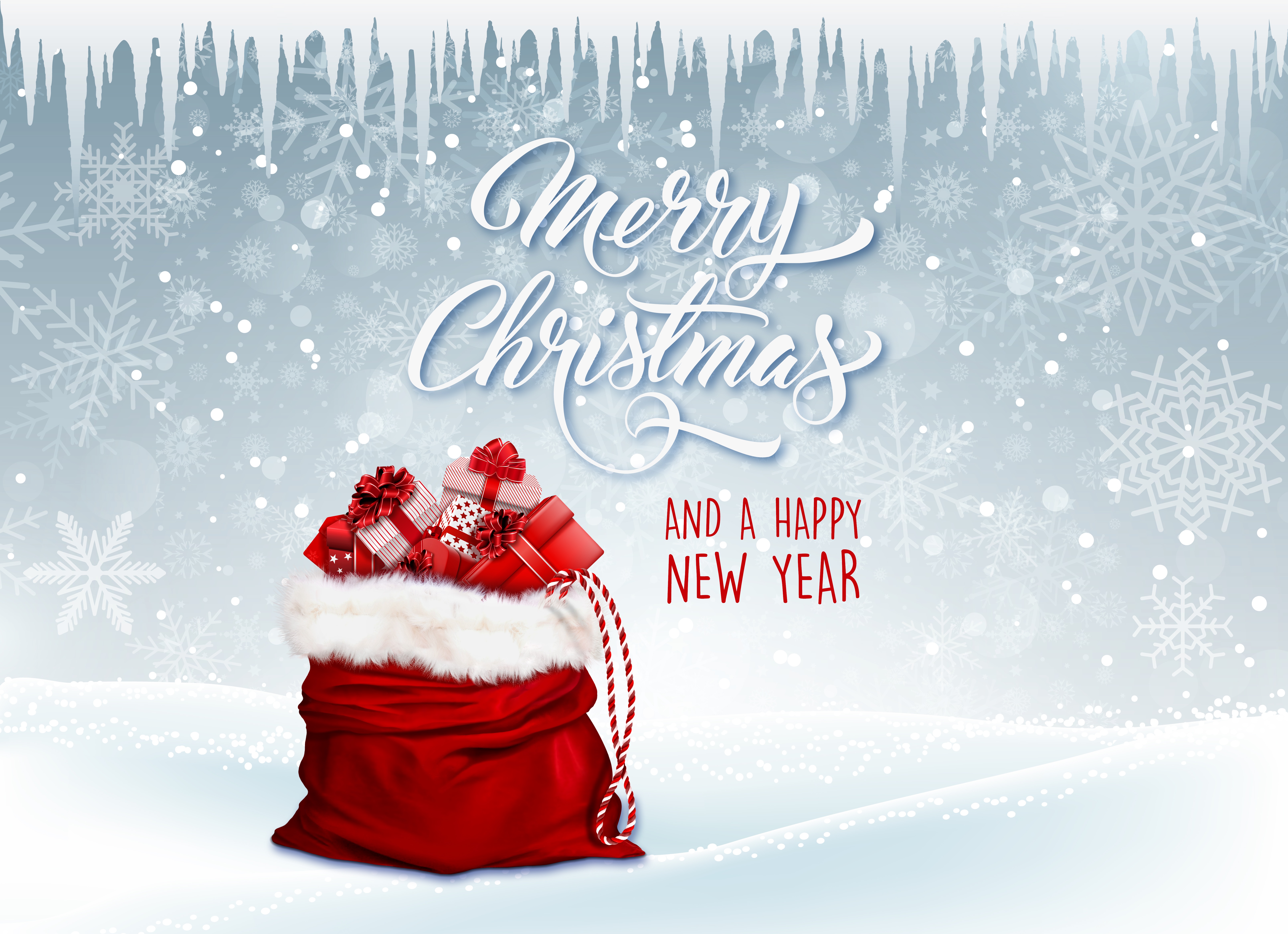 872810 baixar papel de parede feriados, natal, sacola, presente, feliz ano novo, feliz natal, floco de neve - protetores de tela e imagens gratuitamente