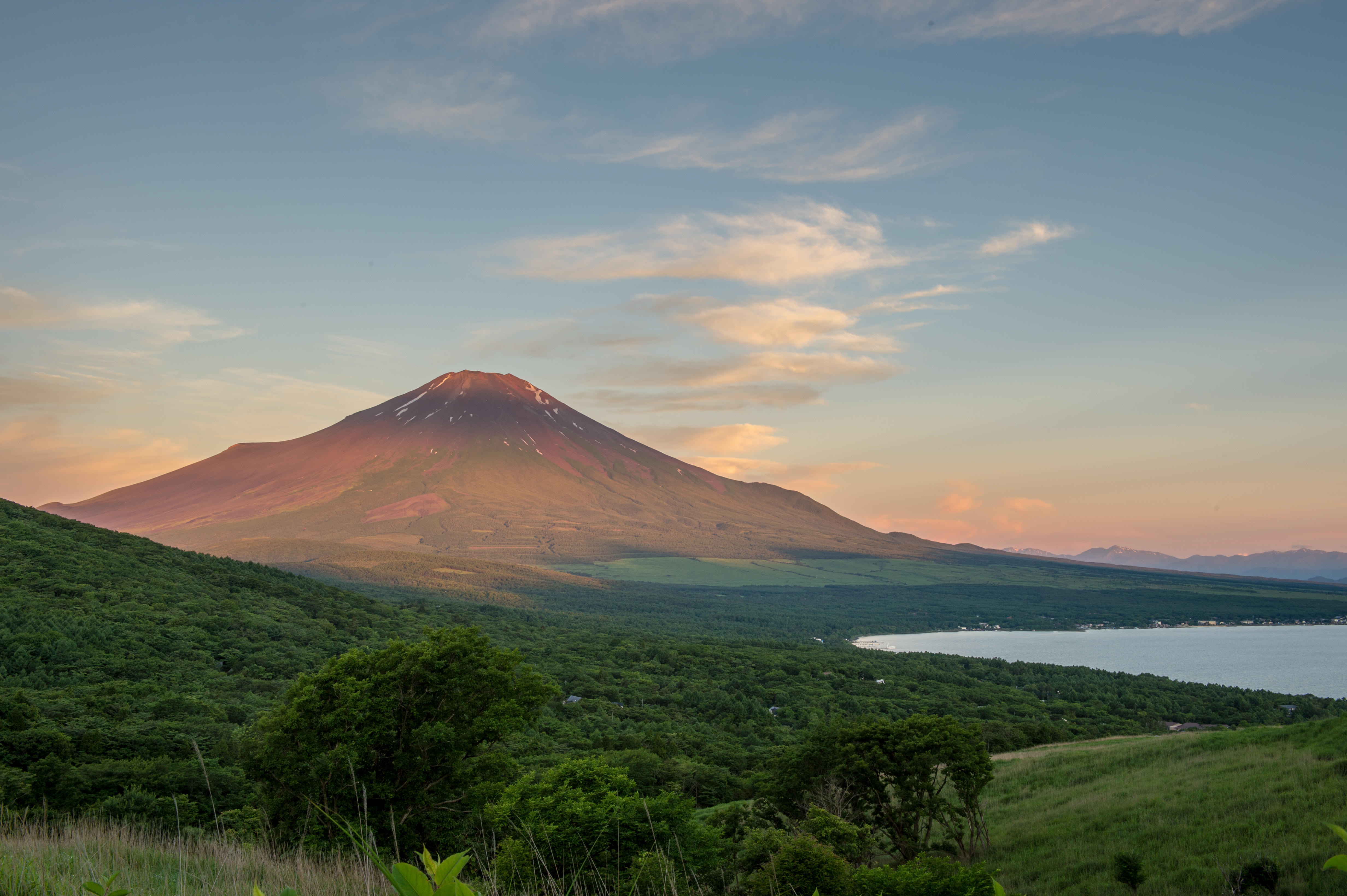 Laden Sie das Landschaft, Natur, Wald, Gebirge, Japan, Himmel, Fujisan, Vulkane, Erde/natur-Bild kostenlos auf Ihren PC-Desktop herunter