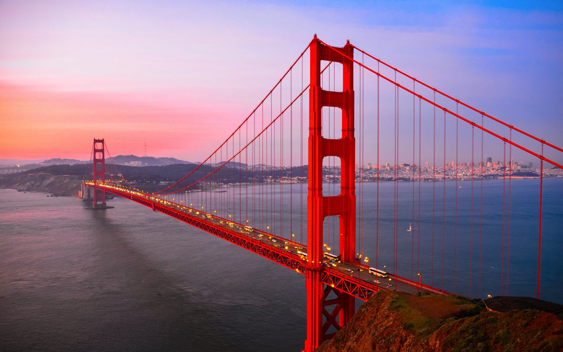 Скачать обои бесплатно Мосты, Мост, Сан Франциско, Золотые Ворота, Сделано Человеком картинка на рабочий стол ПК