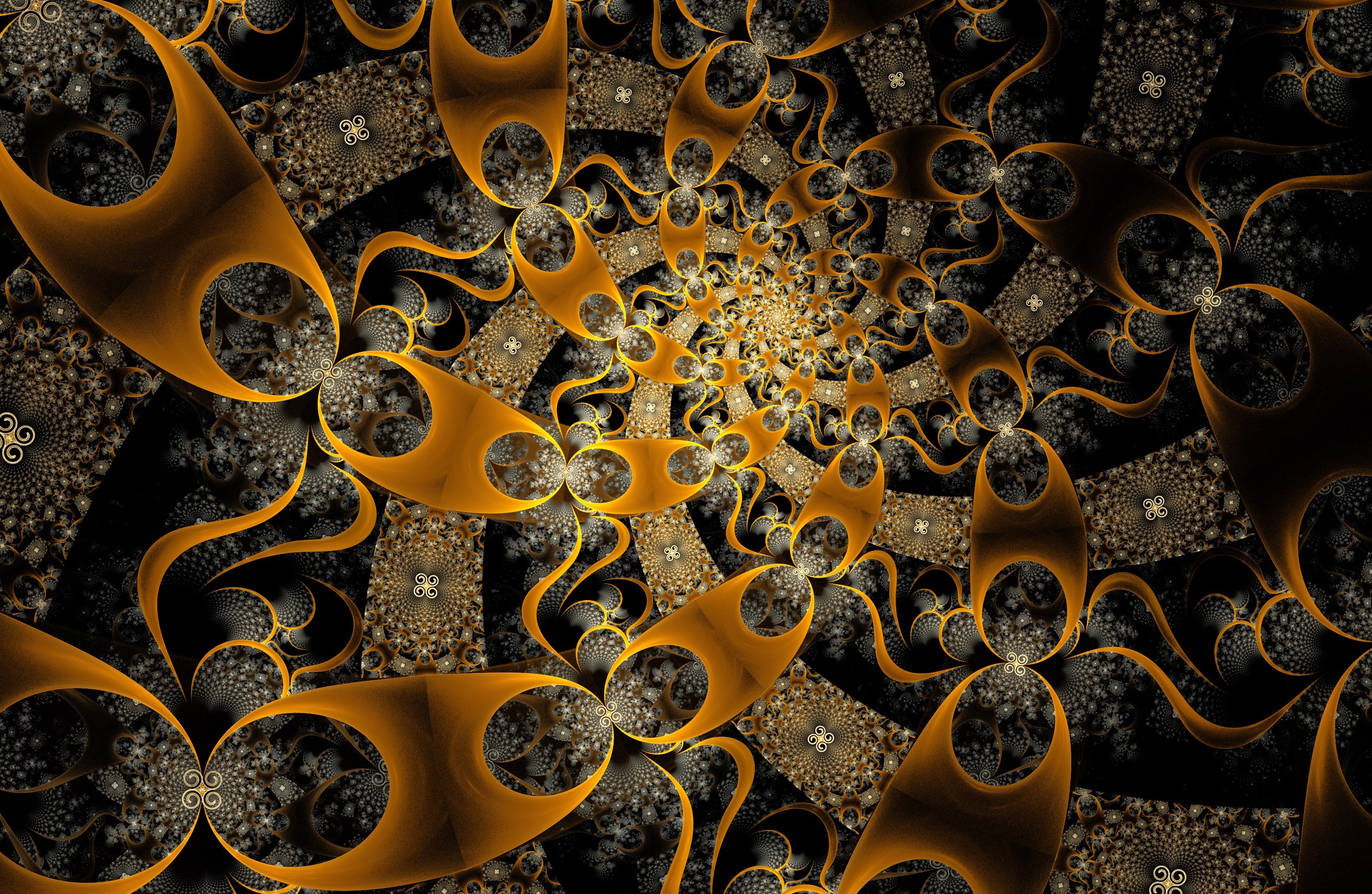 Free download wallpaper Abstract, Pattern, Fractal, Shapes, Swirl on your PC desktop
