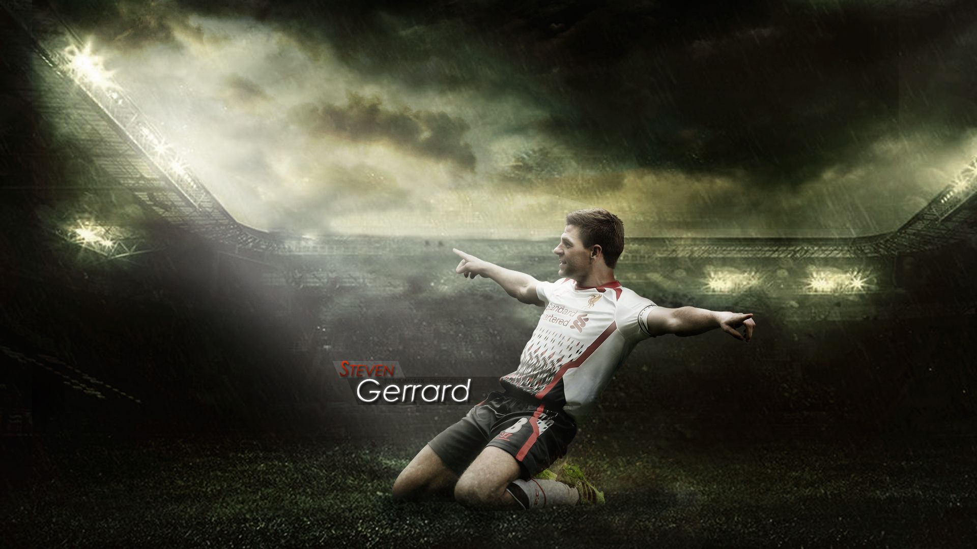 Laden Sie das Sport, Fußball, Fc Liverpool, Steven Gerhard-Bild kostenlos auf Ihren PC-Desktop herunter