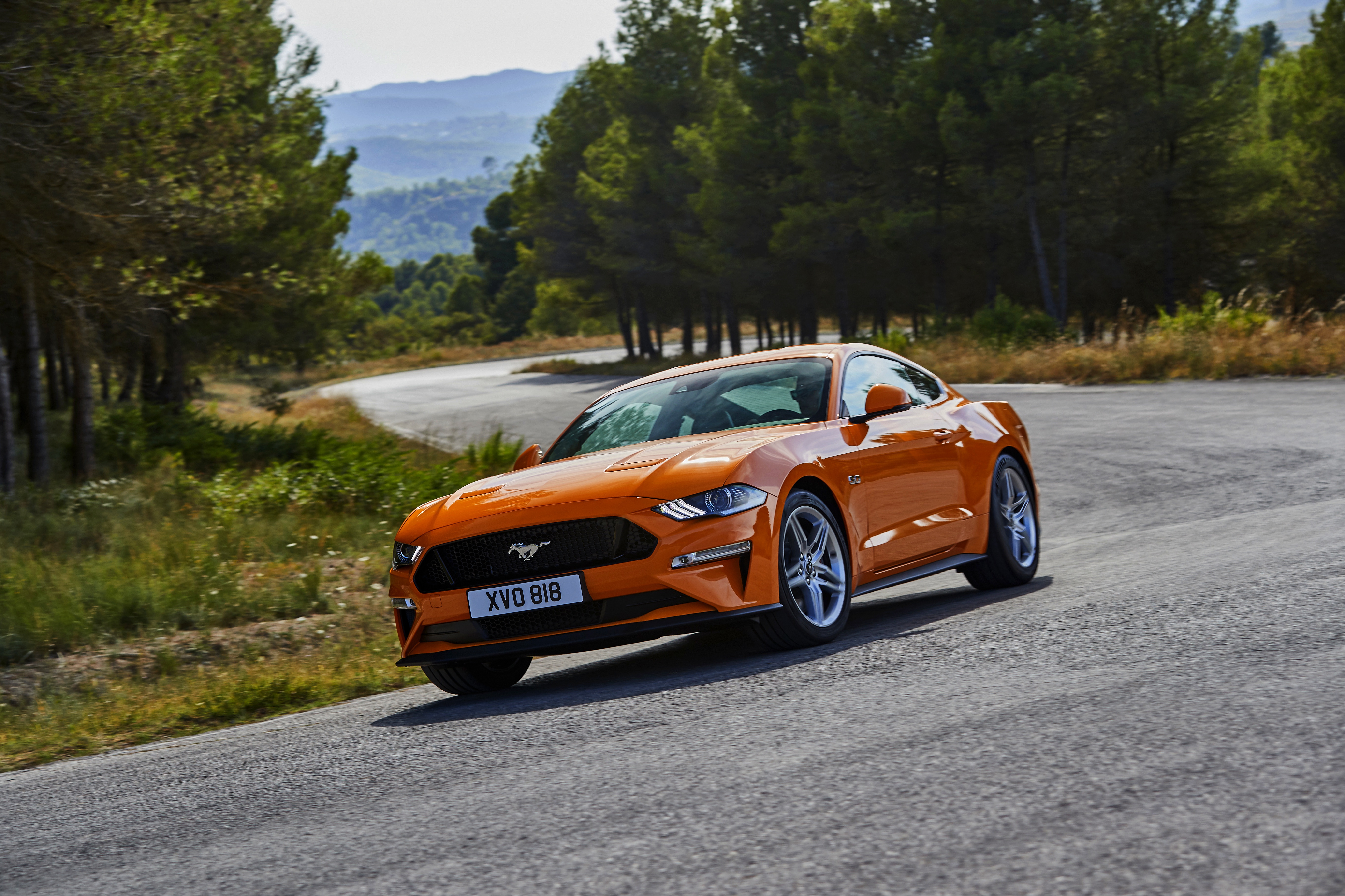Free download wallpaper Ford, Car, Ford Mustang, Muscle Car, Ford Mustang Gt, Vehicles, Orange Car on your PC desktop