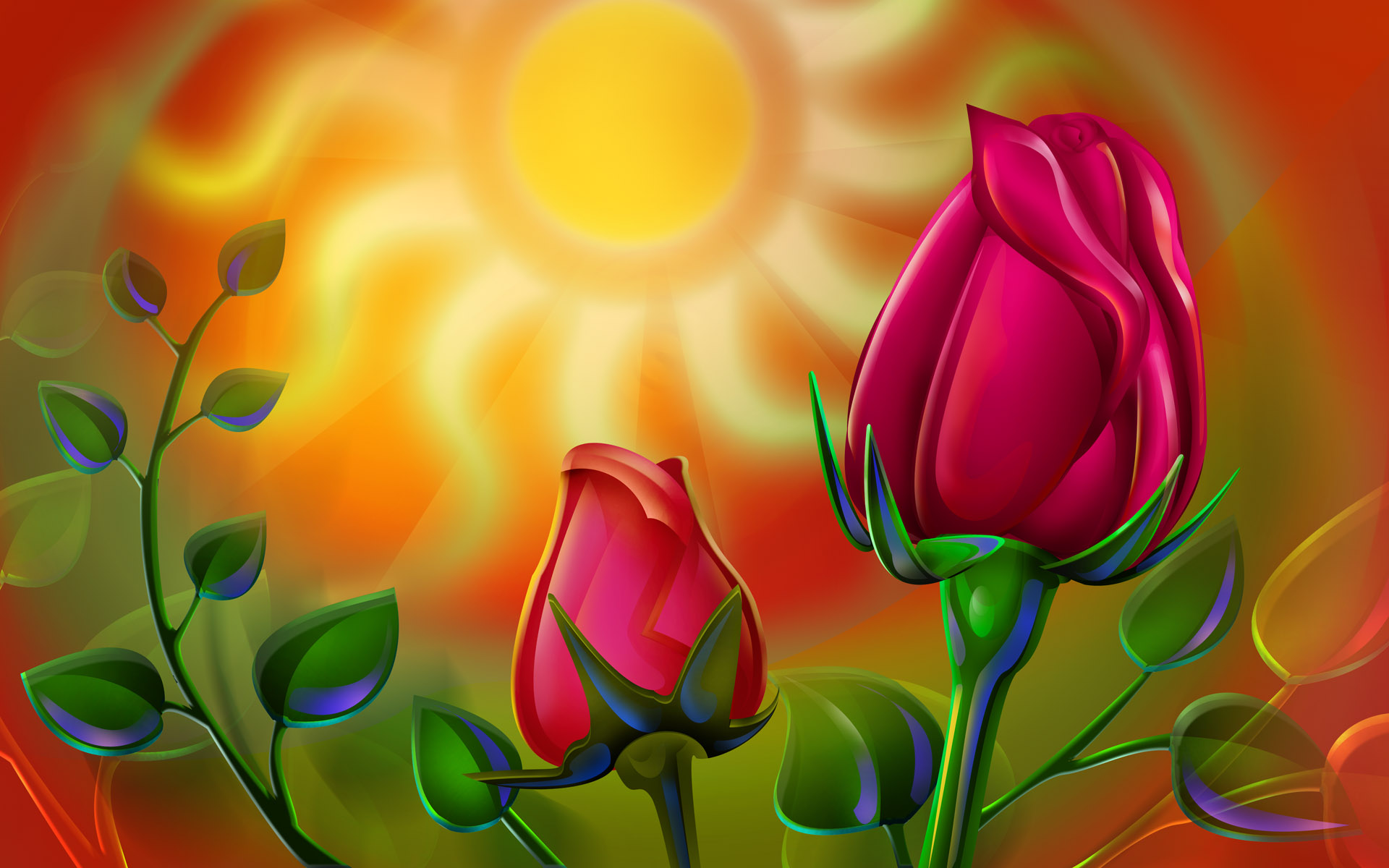 520946 baixar papel de parede flores, artistico, flor, rosa - protetores de tela e imagens gratuitamente