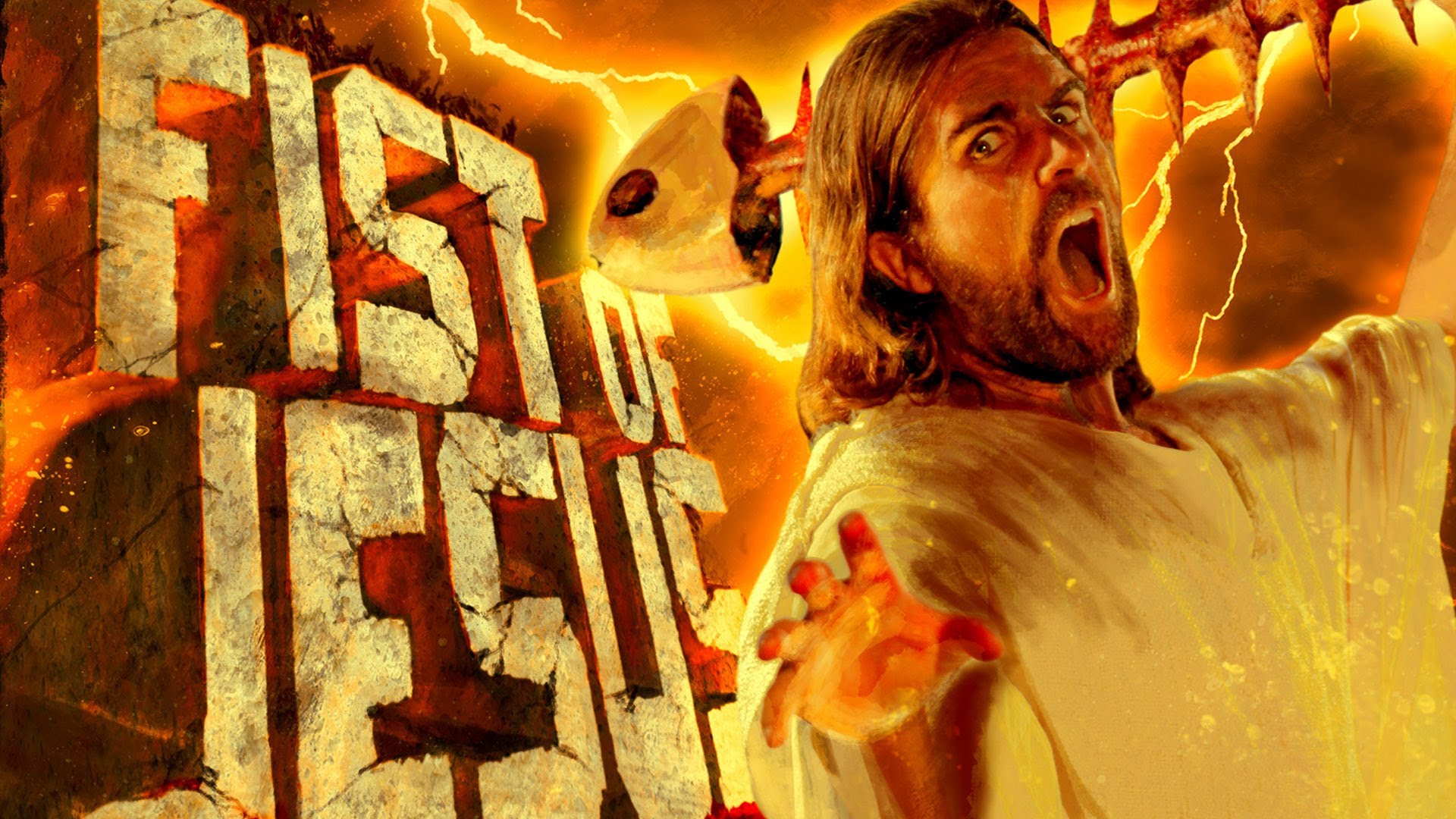 669737 Hintergrundbild herunterladen computerspiele, faust von jesus - Bildschirmschoner und Bilder kostenlos