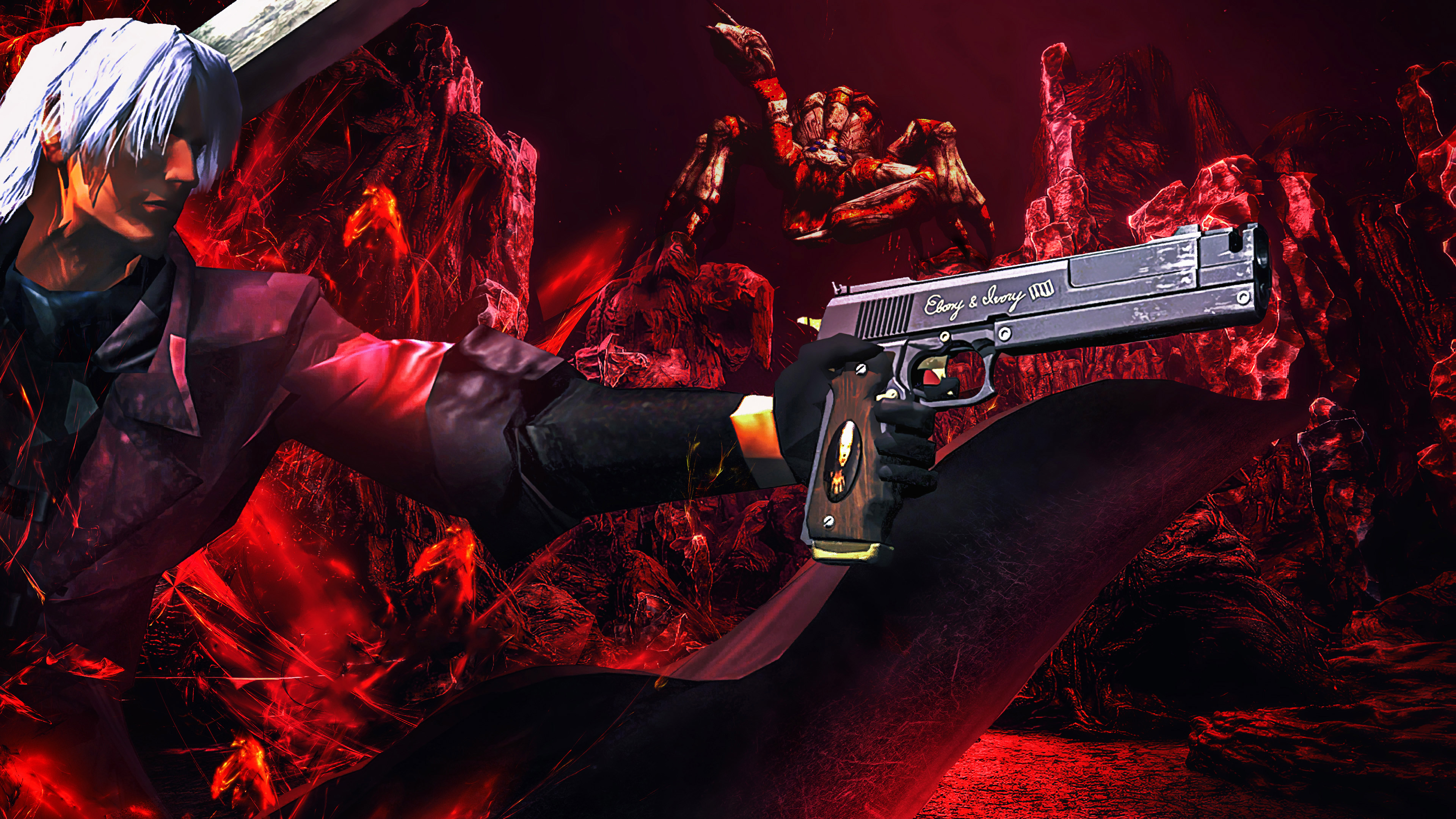Download mobile wallpaper Devil May Cry, Video Game, Gun, Dante (Devil May Cry) for free.