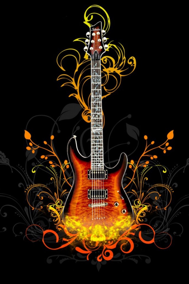 Скачати мобільні шпалери Музика, Гітара безкоштовно.