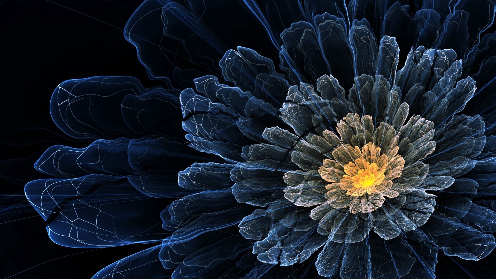 Free download wallpaper Shine, Light, Form, Abstract, Flower, Background on your PC desktop