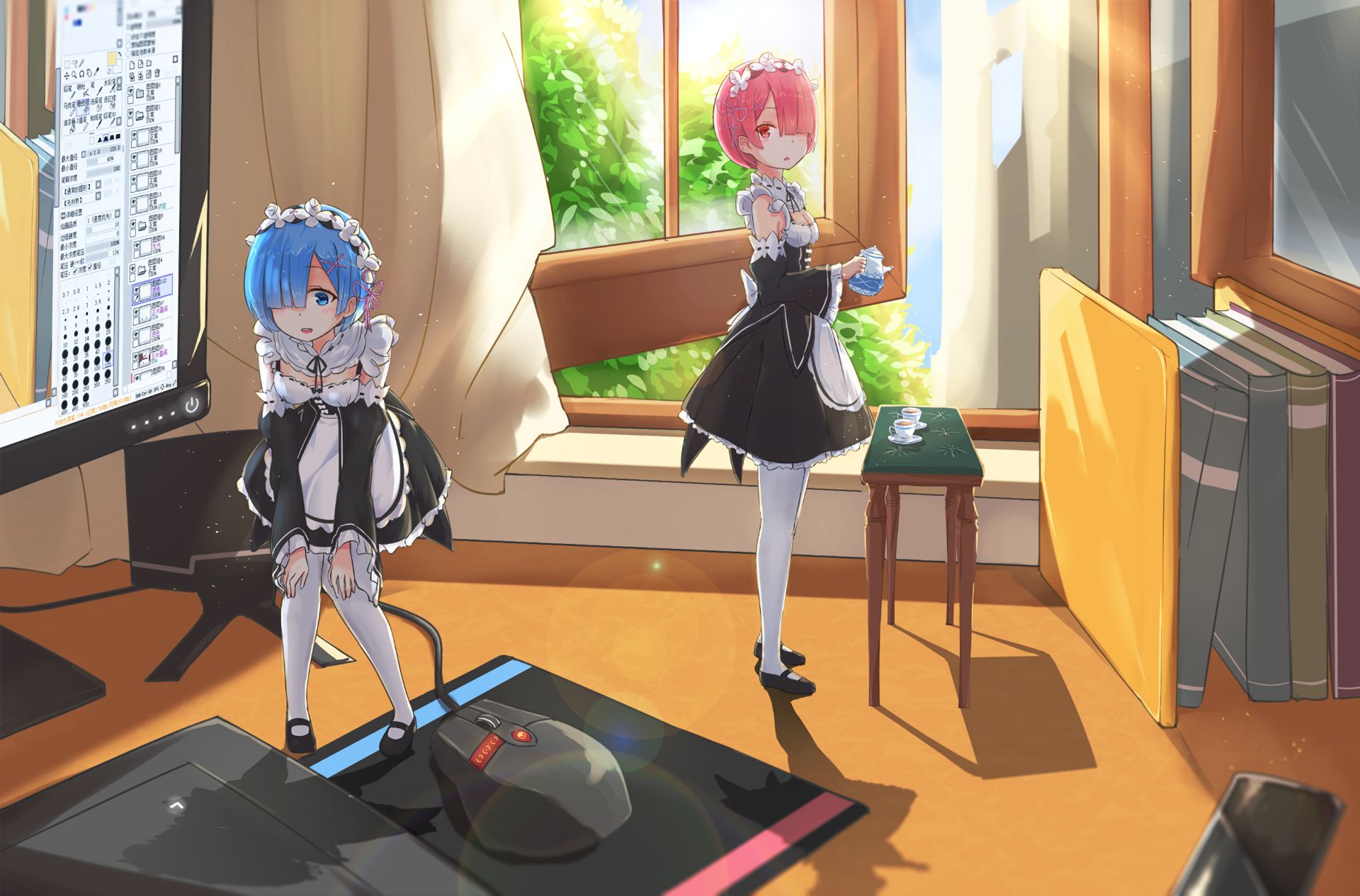 Baixe gratuitamente a imagem Anime, Re:zero Começando A Vida Em Outro Mundo, Ram (Re:zero), Rem (Re:zero) na área de trabalho do seu PC