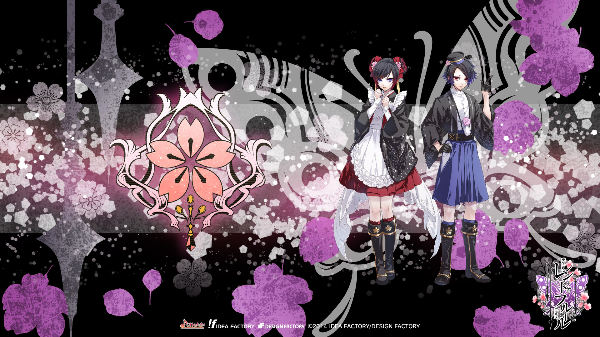 anime, reine des fleurs HD wallpaper