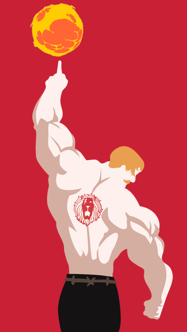 Download mobile wallpaper Anime, Sun, Tattoo, Blonde, Minimalist, The Seven Deadly Sins, Escanor (The Seven Deadly Sins) for free.