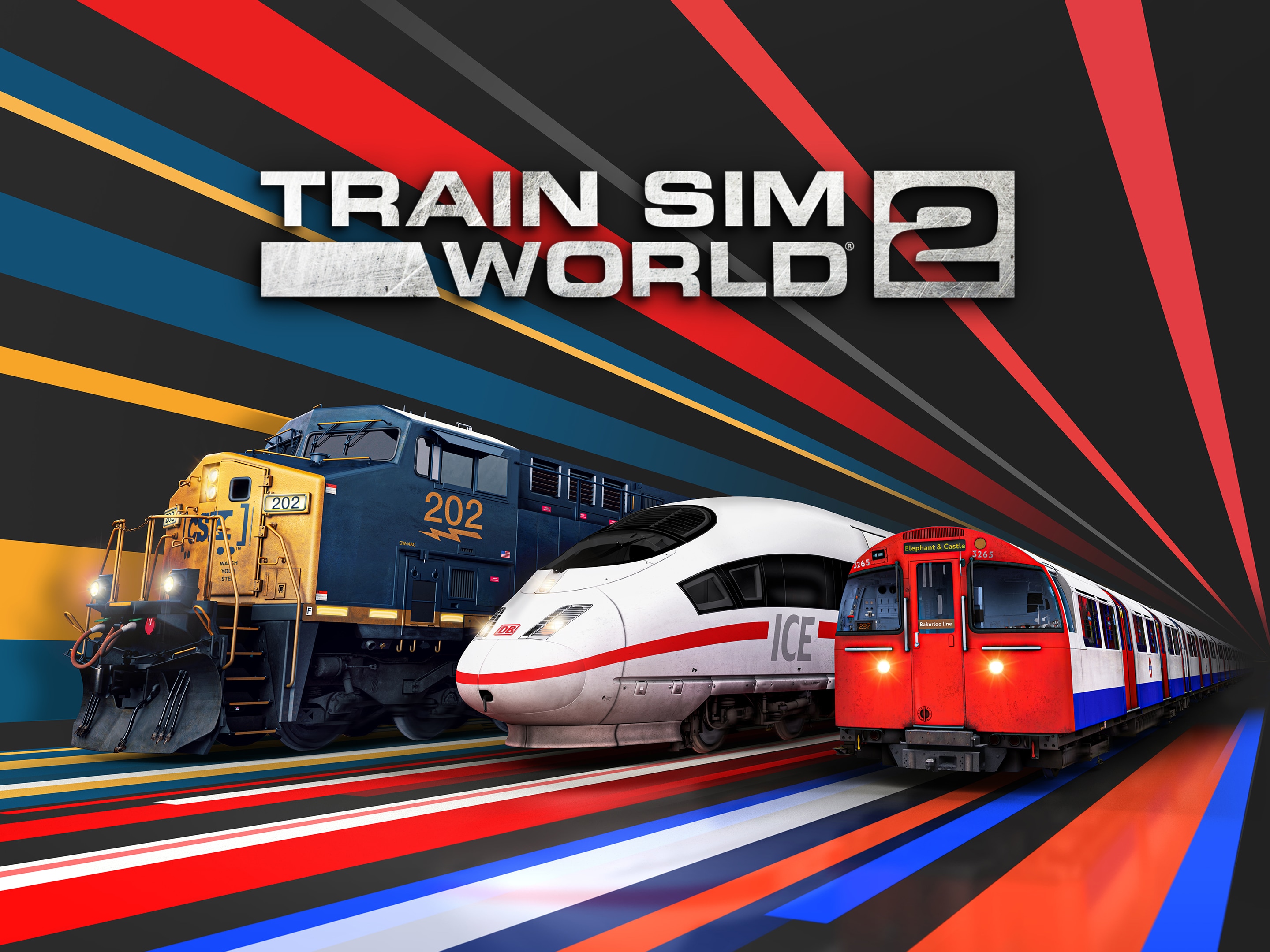 Скачать обои Поезд Sim World 2 на телефон бесплатно