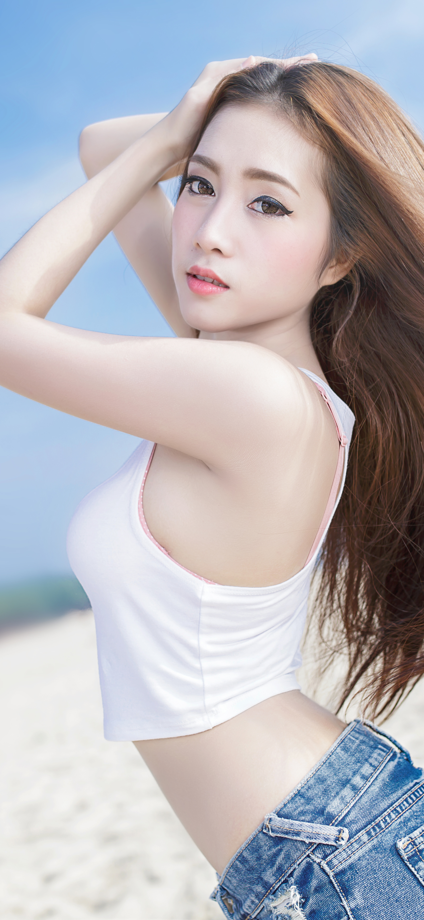 Download mobile wallpaper Women, Asian for free.