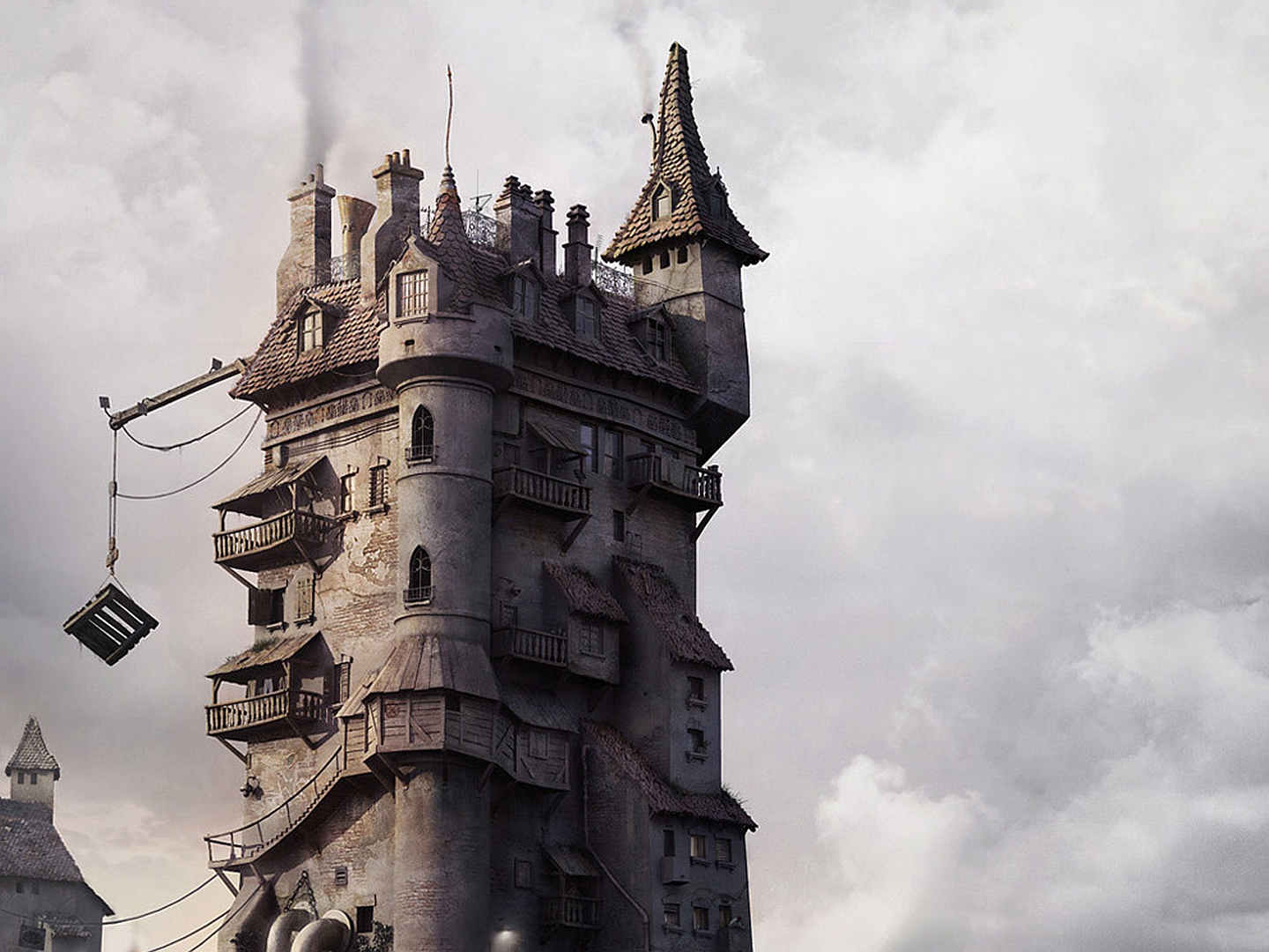 Download mobile wallpaper Building, Fantasy for free.