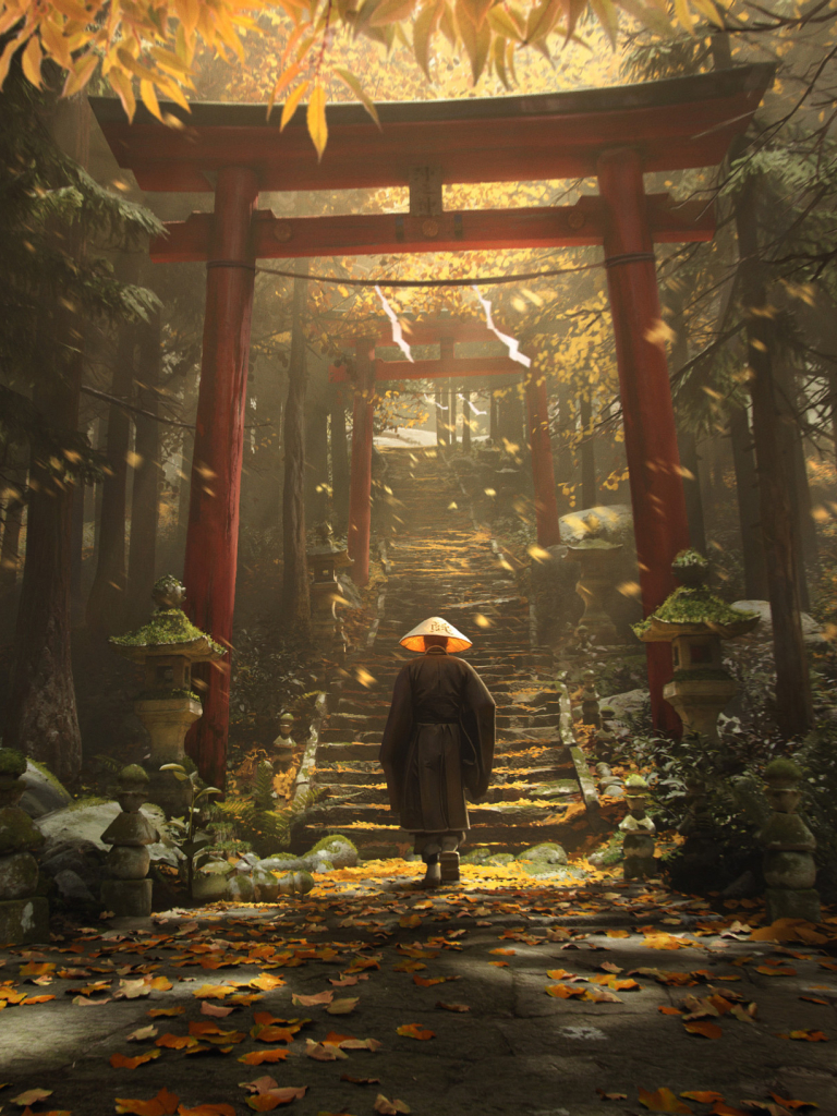 Download mobile wallpaper Video Game, Ghost Of Tsushima for free.