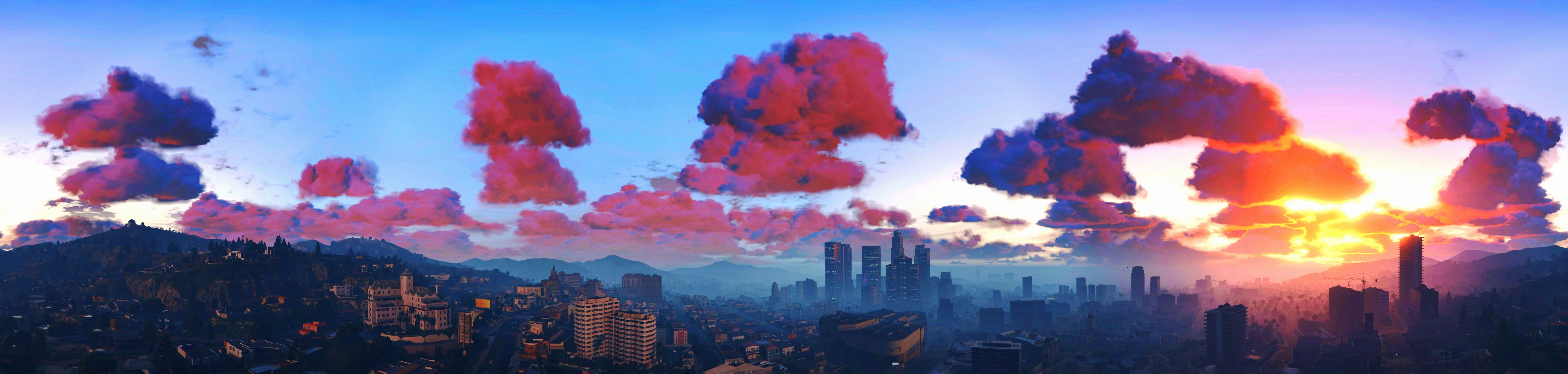 Free download wallpaper Sky, Cloud, Video Game, Grand Theft Auto, Grand Theft Auto V on your PC desktop