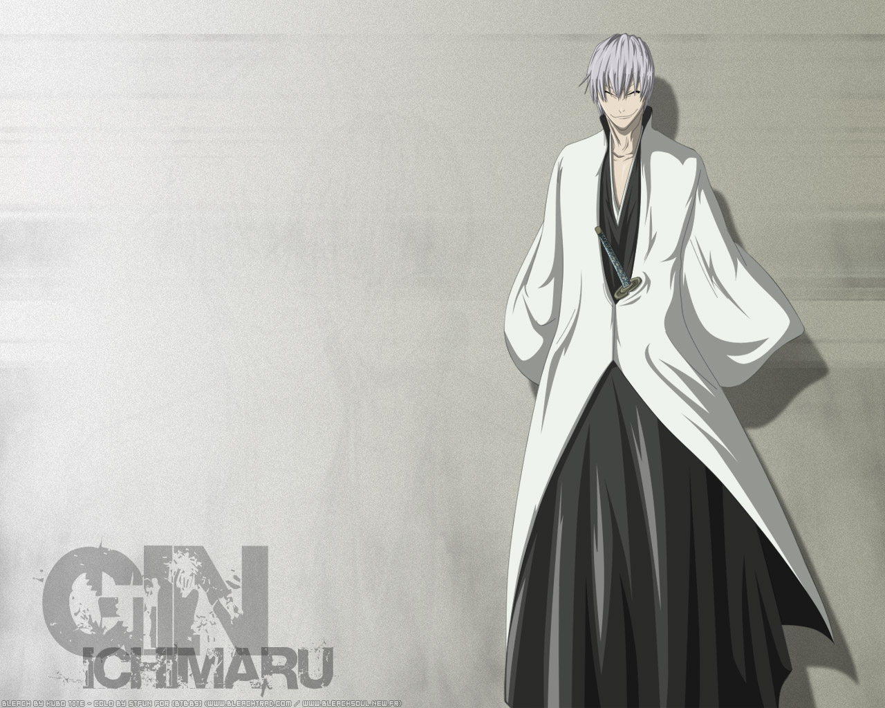 Handy-Wallpaper Bleach, Animes, Gin Ichimaru kostenlos herunterladen.