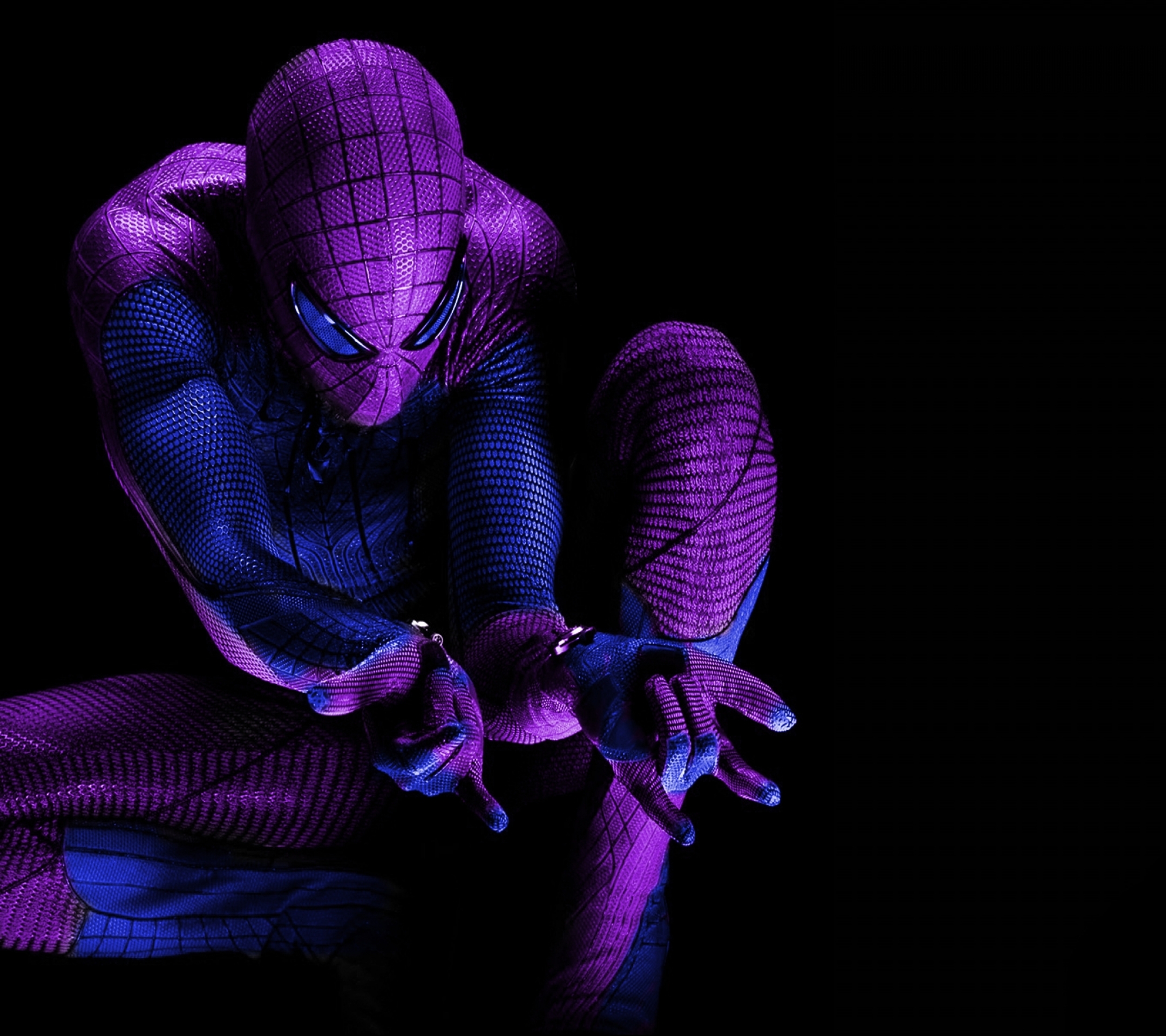 Descarga gratuita de fondo de pantalla para móvil de Violeta, Púrpura, Películas, El Sorprendente Hombre Araña, Spider Man.