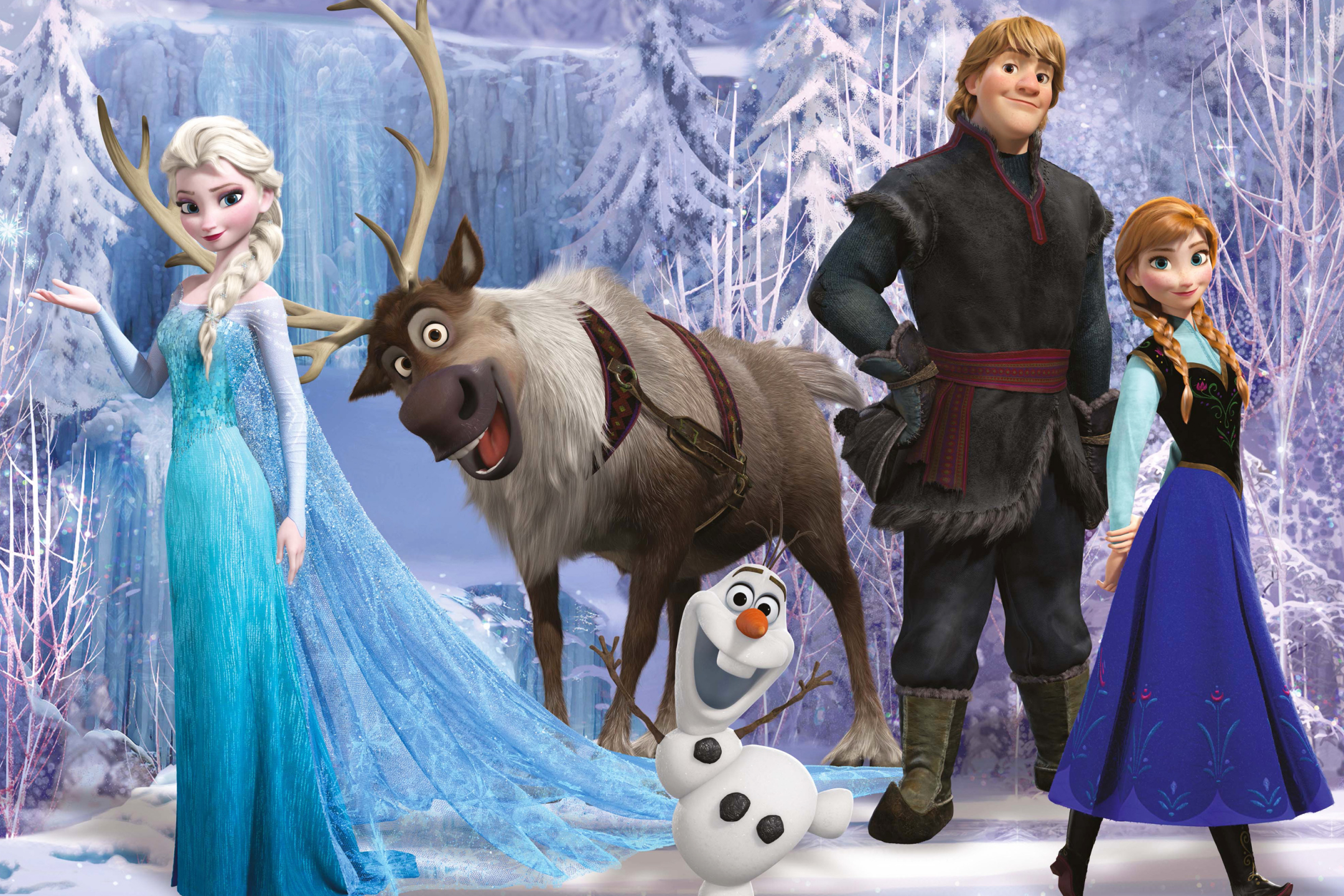 Free download wallpaper Frozen, Movie, Frozen (Movie), Anna (Frozen), Elsa (Frozen), Kristoff (Frozen), Olaf (Frozen), Sven (Frozen) on your PC desktop