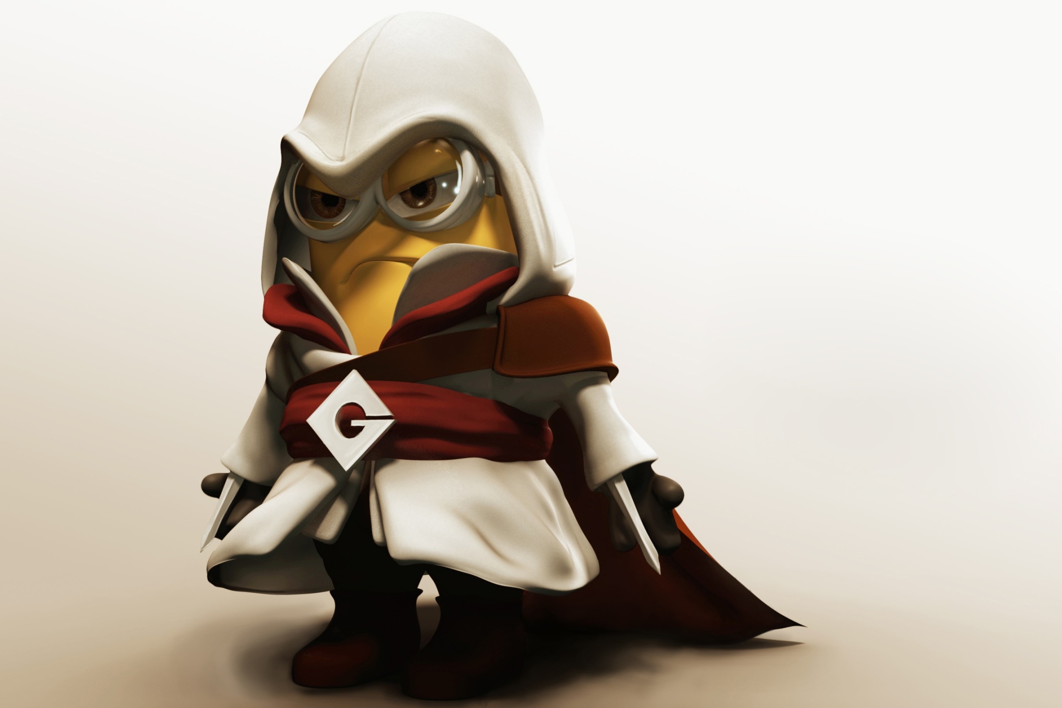 Download mobile wallpaper Assassin's Creed, Despicable Me, Crossover, Movie, Minions for free.