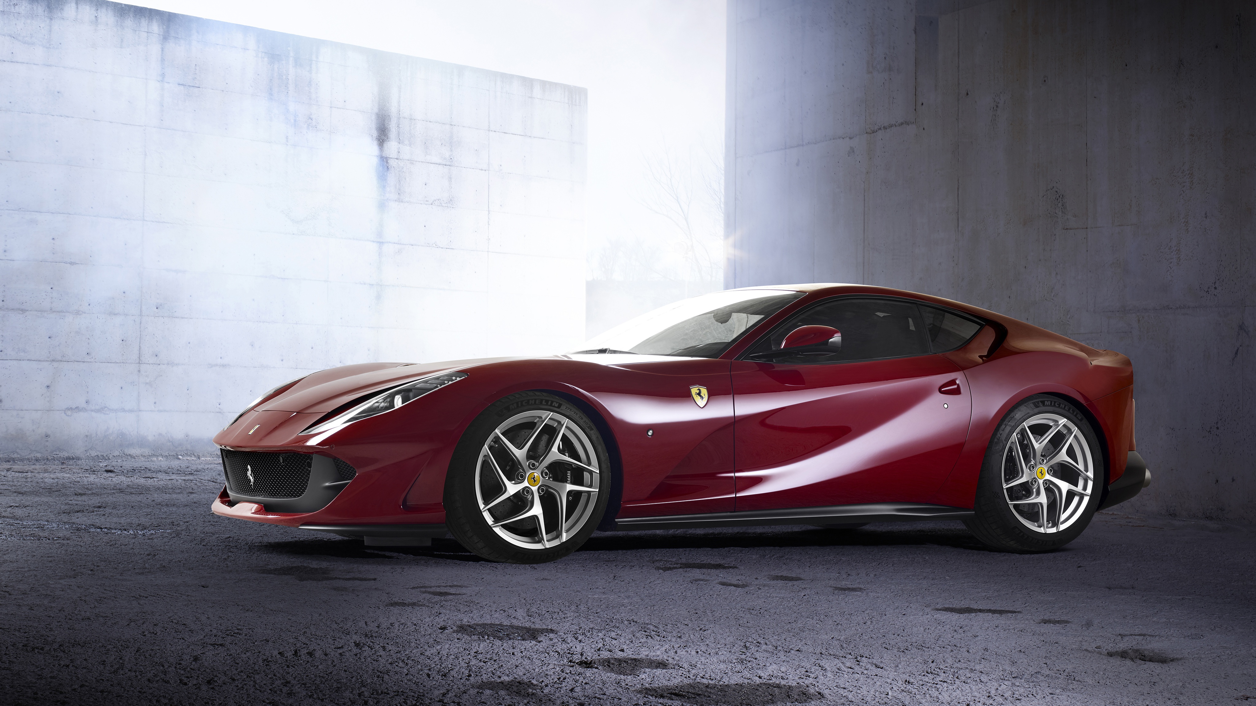 Download mobile wallpaper Ferrari, Car, Supercar, Ferrari 812 Superfast, Vehicles, Grand Tourer for free.