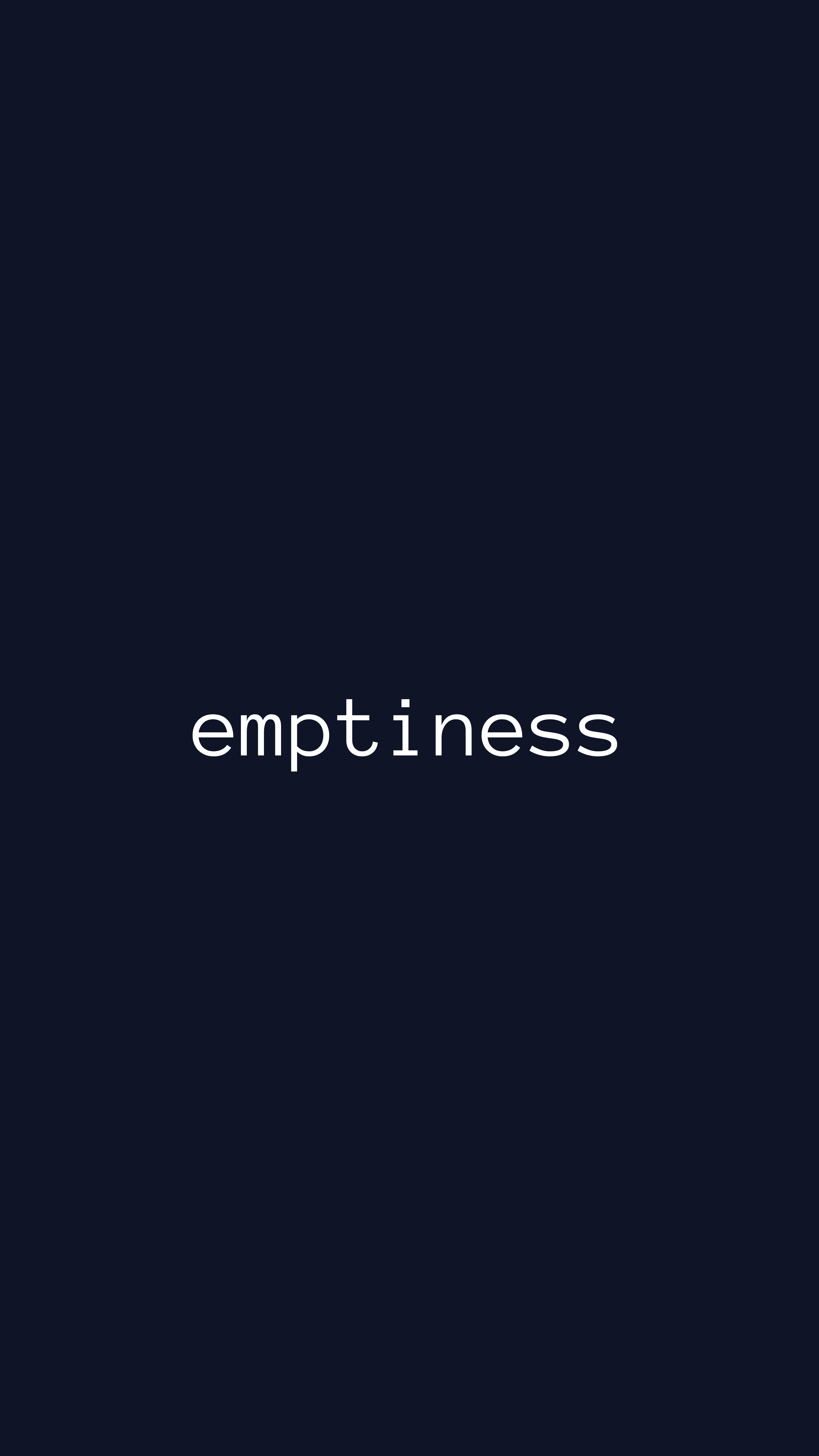 word, minimalism, void, words, text, emptiness Smartphone Background
