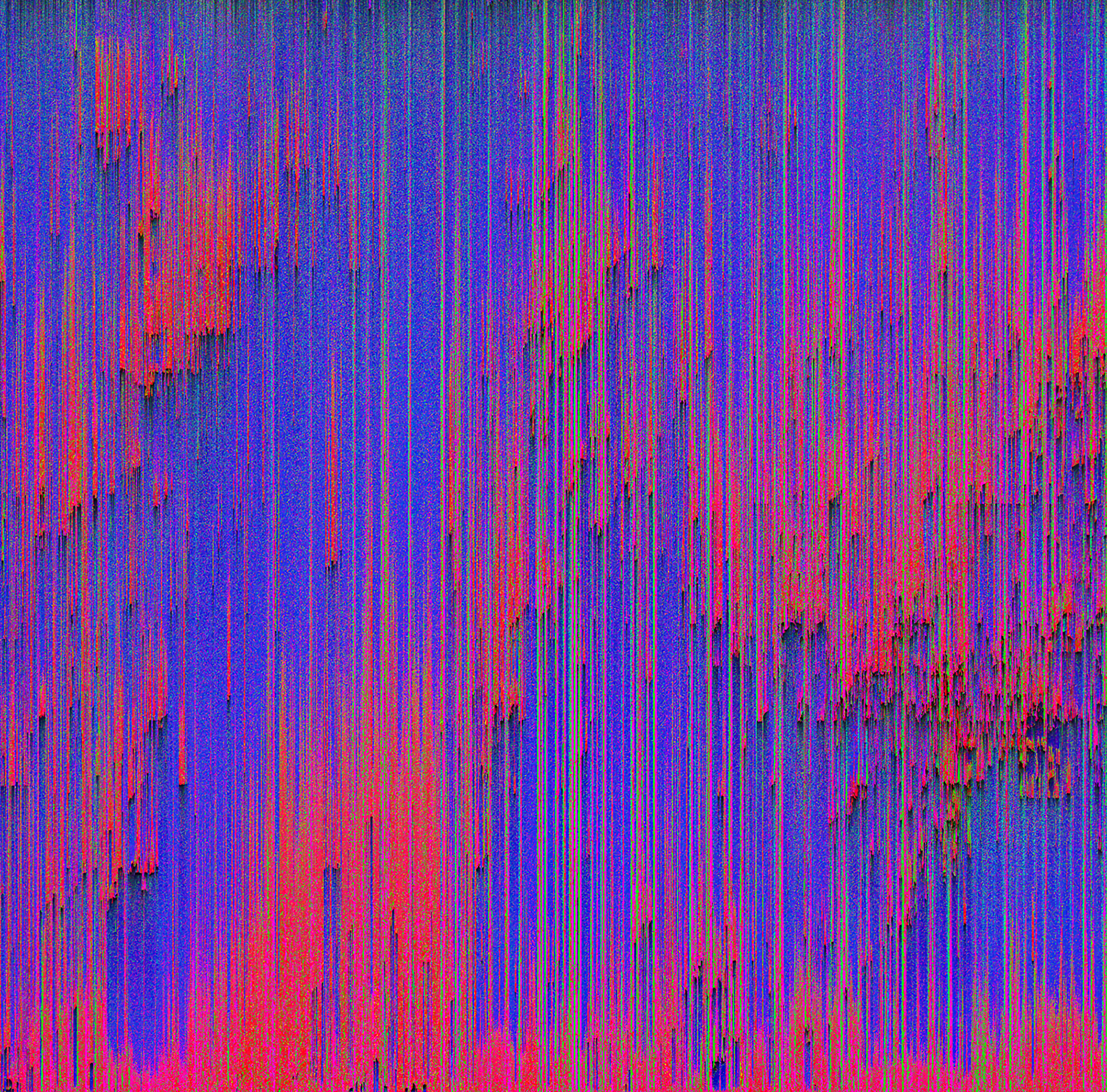 glitch, abstract, lines, distortion, interference