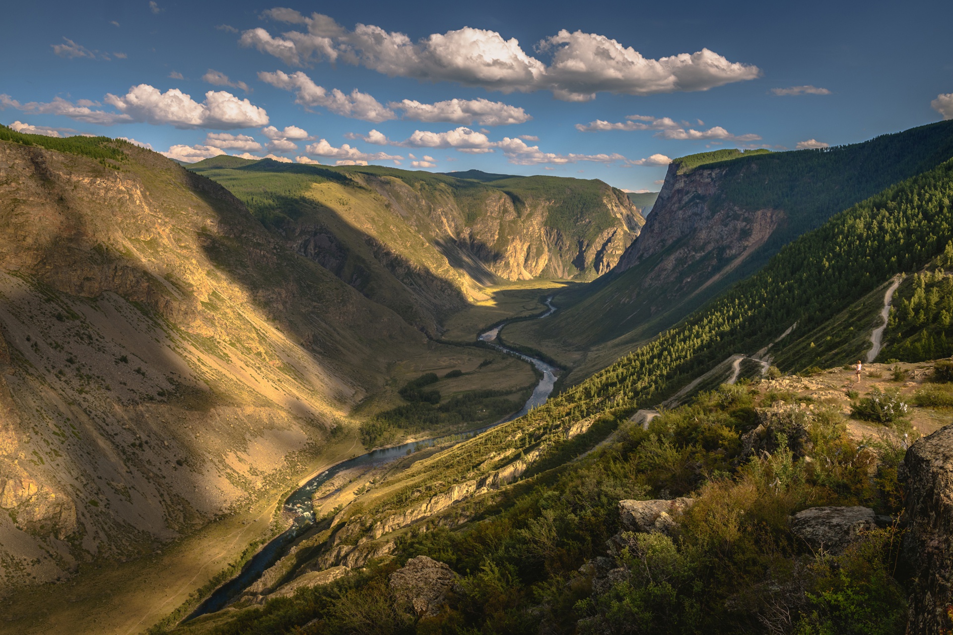 Free download wallpaper Landscape, Nature, Earth, Valley, Cloud, River on your PC desktop