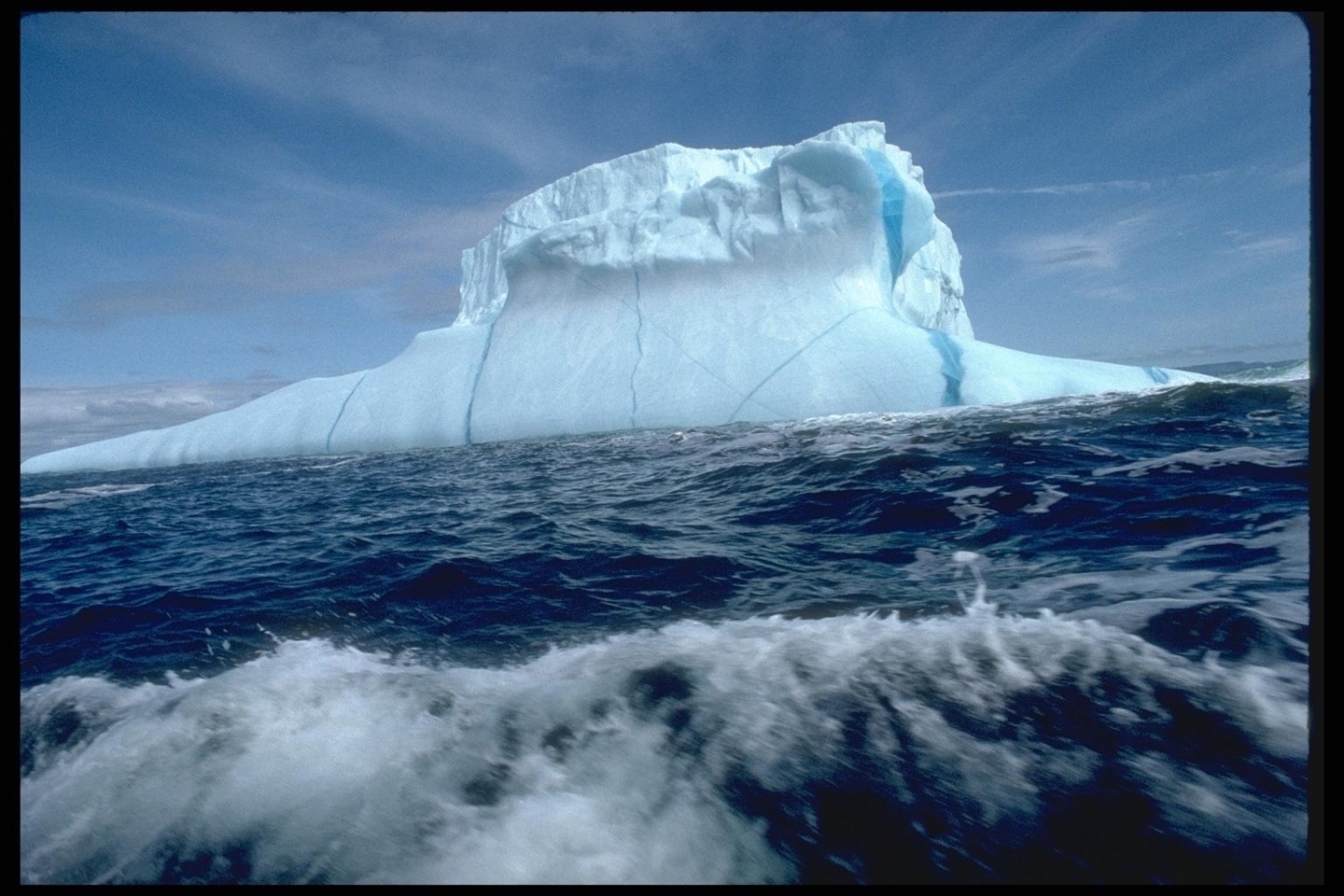 6442 baixar imagens paisagem, mar, icebergs, azul - papéis de parede e protetores de tela gratuitamente