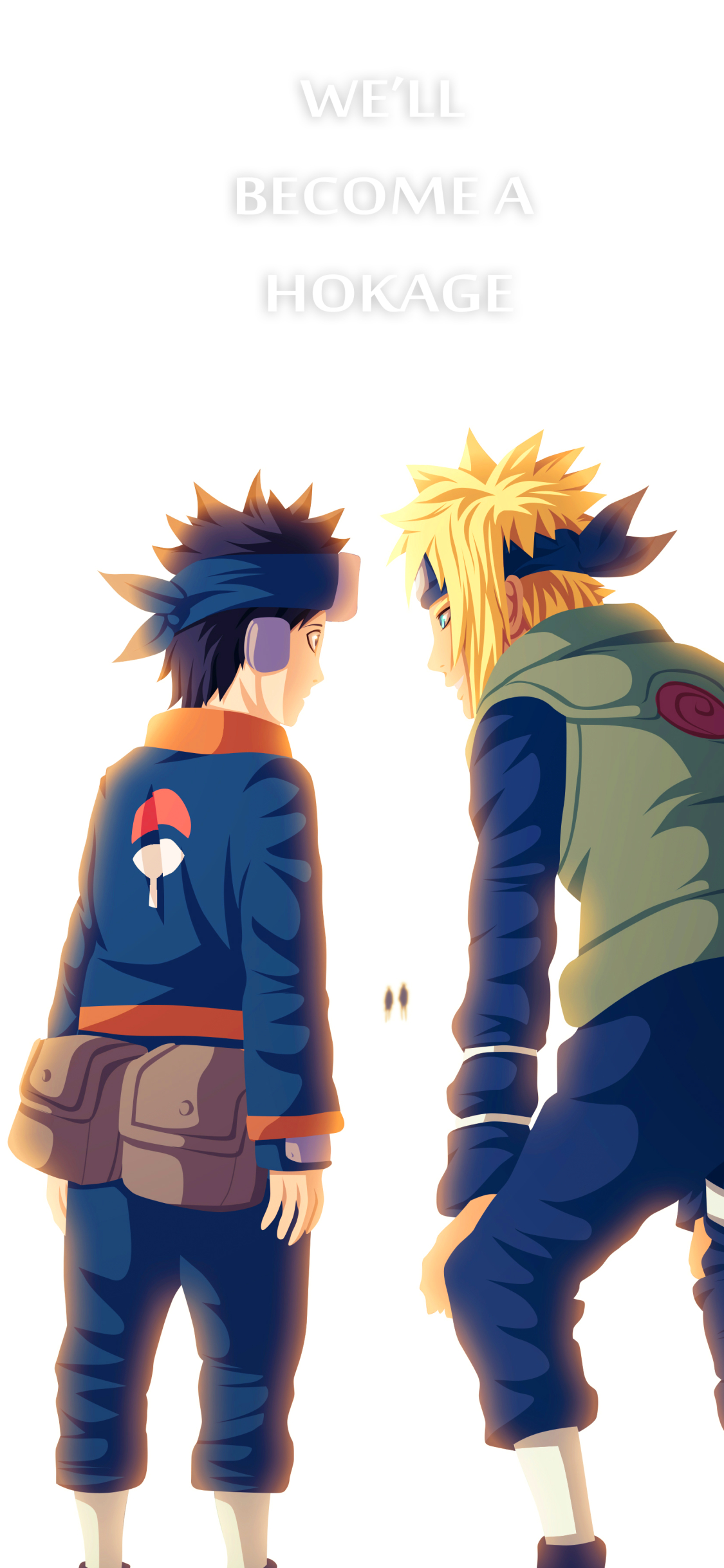 Download mobile wallpaper Anime, Naruto, Minato Namikaze, Obito Uchiha for free.