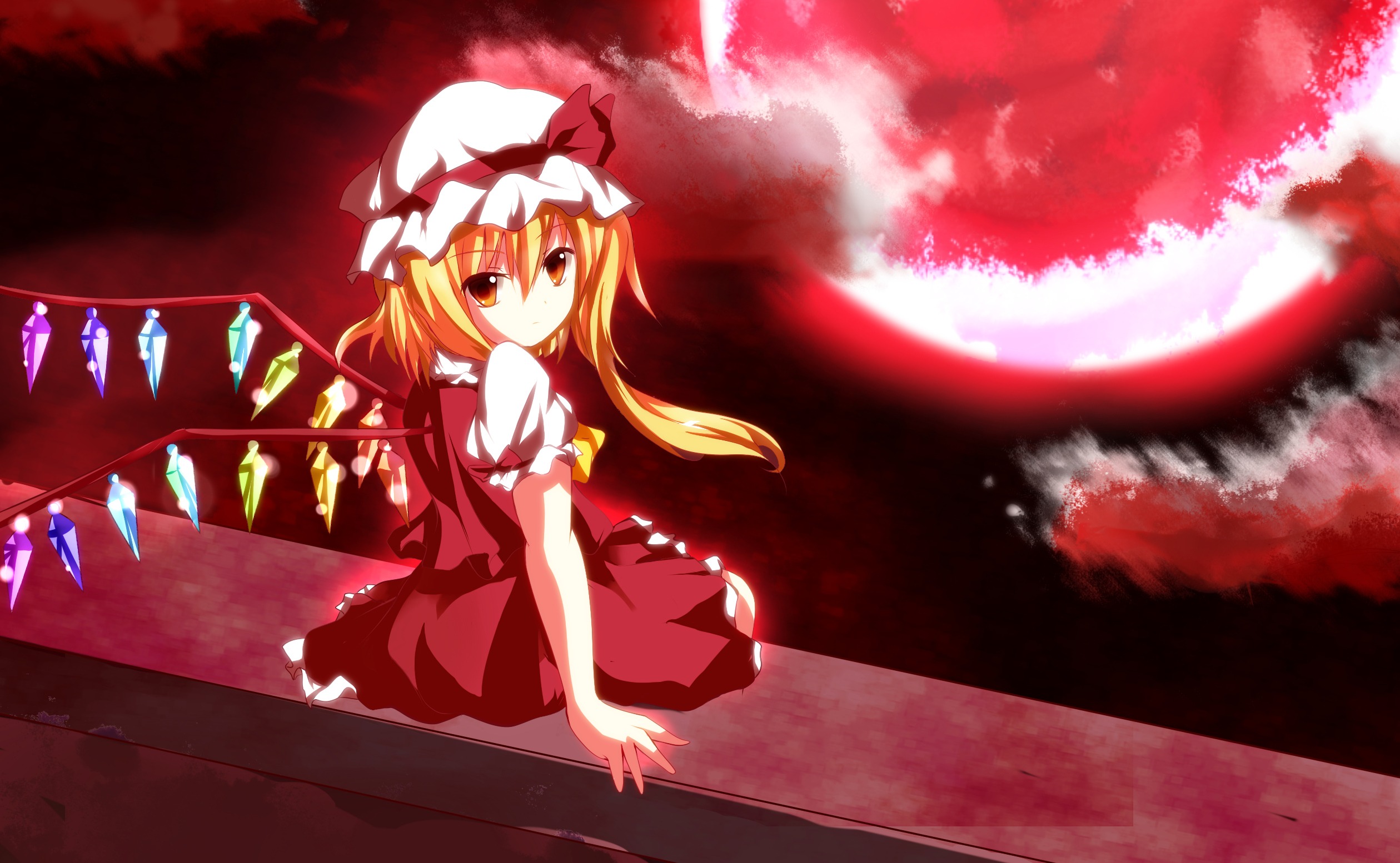 Laden Sie das Animes, Flandre Scarlet, Tuhu-Bild kostenlos auf Ihren PC-Desktop herunter