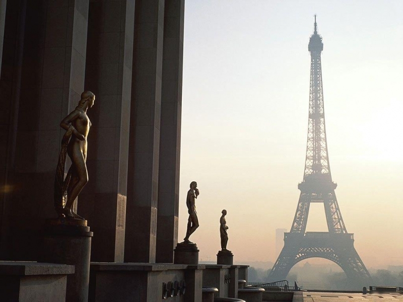 Download mobile wallpaper Landscape, Eiffel Tower for free.