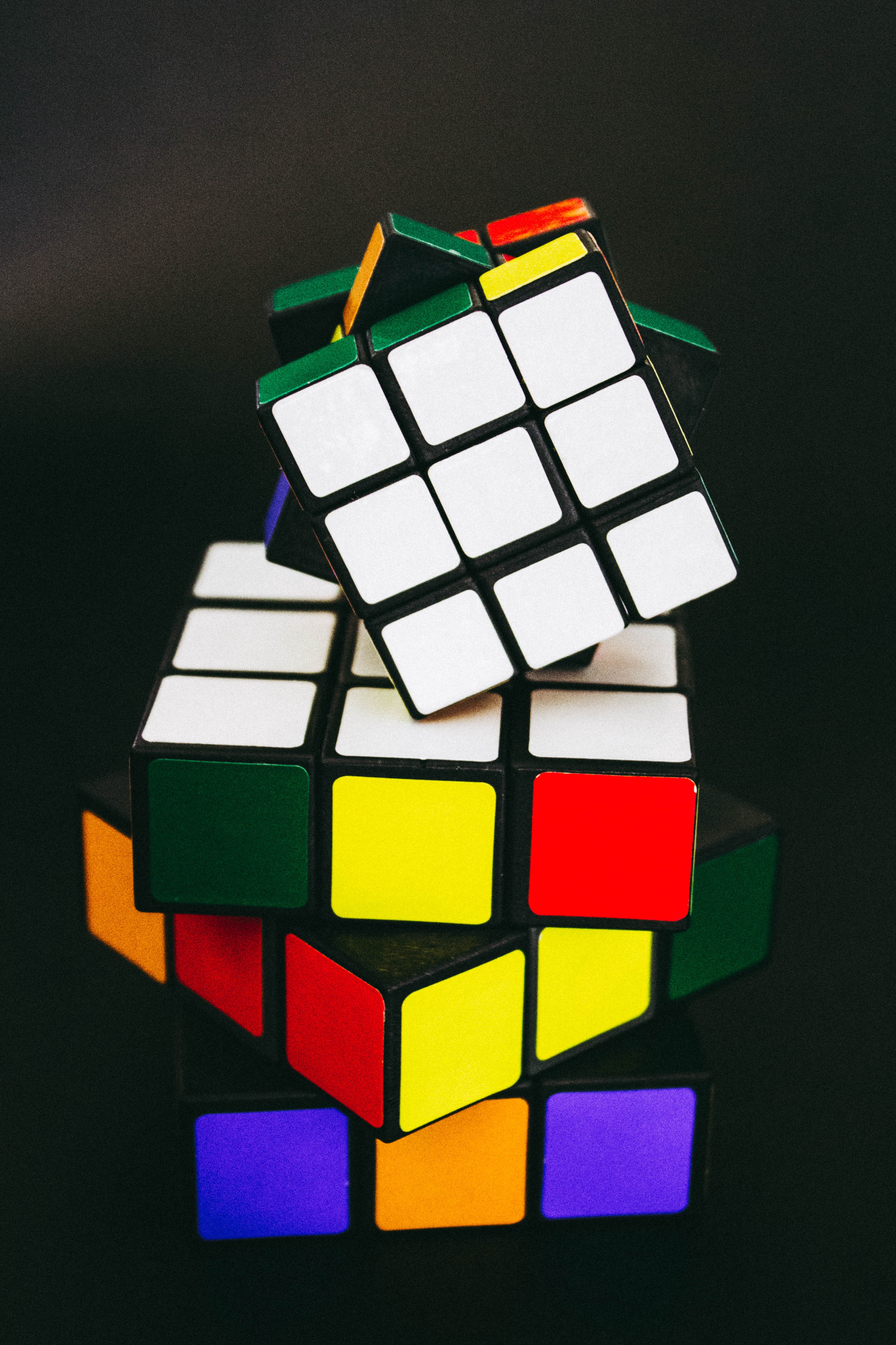 rubik's cube, puzzle, multicolored, motley, cuba, miscellanea, miscellaneous
