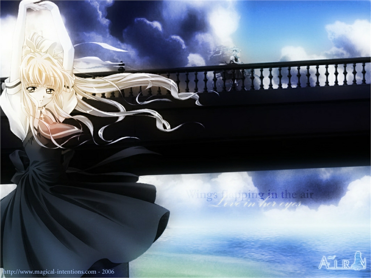 Free download wallpaper Anime, Air, Misuzu Kamio on your PC desktop