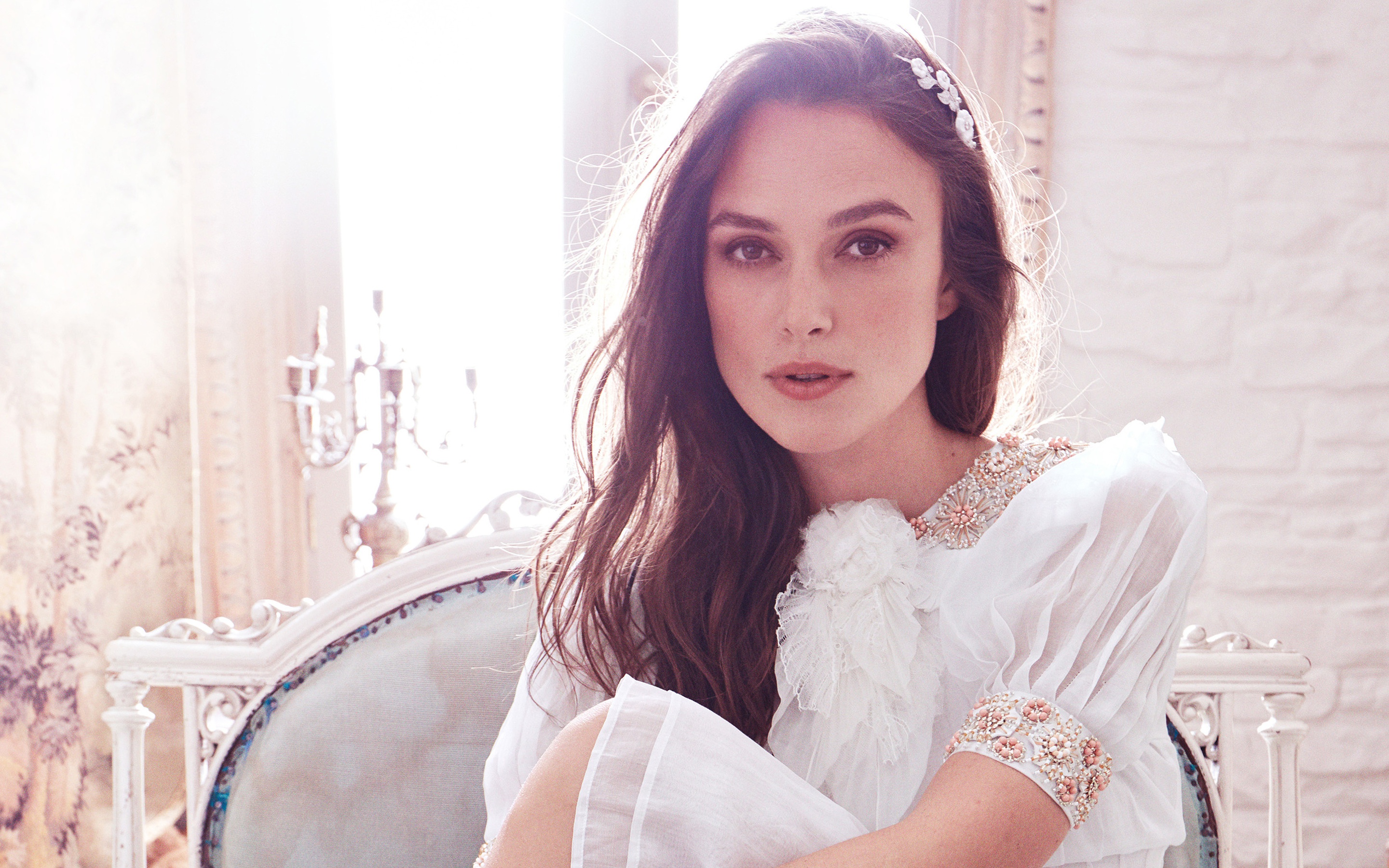 Baixar papel de parede para celular de Inglês, Morena, Celebridade, Olhos Castanhos, Keira Knightley, Atriz gratuito.