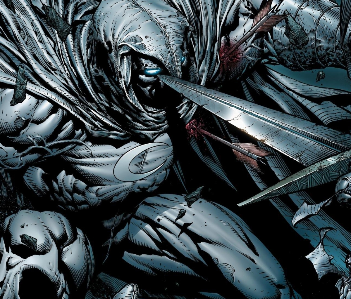 Handy-Wallpaper Comics, Moon Knight kostenlos herunterladen.