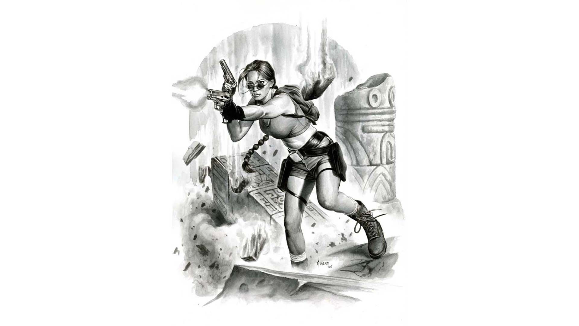 Baixar papel de parede para celular de Tomb Raider: A Origem, Lara Croft, História Em Quadrinhos gratuito.