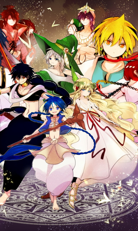 Handy-Wallpaper Animes, Magi: The Labyrinth Of Magic kostenlos herunterladen.