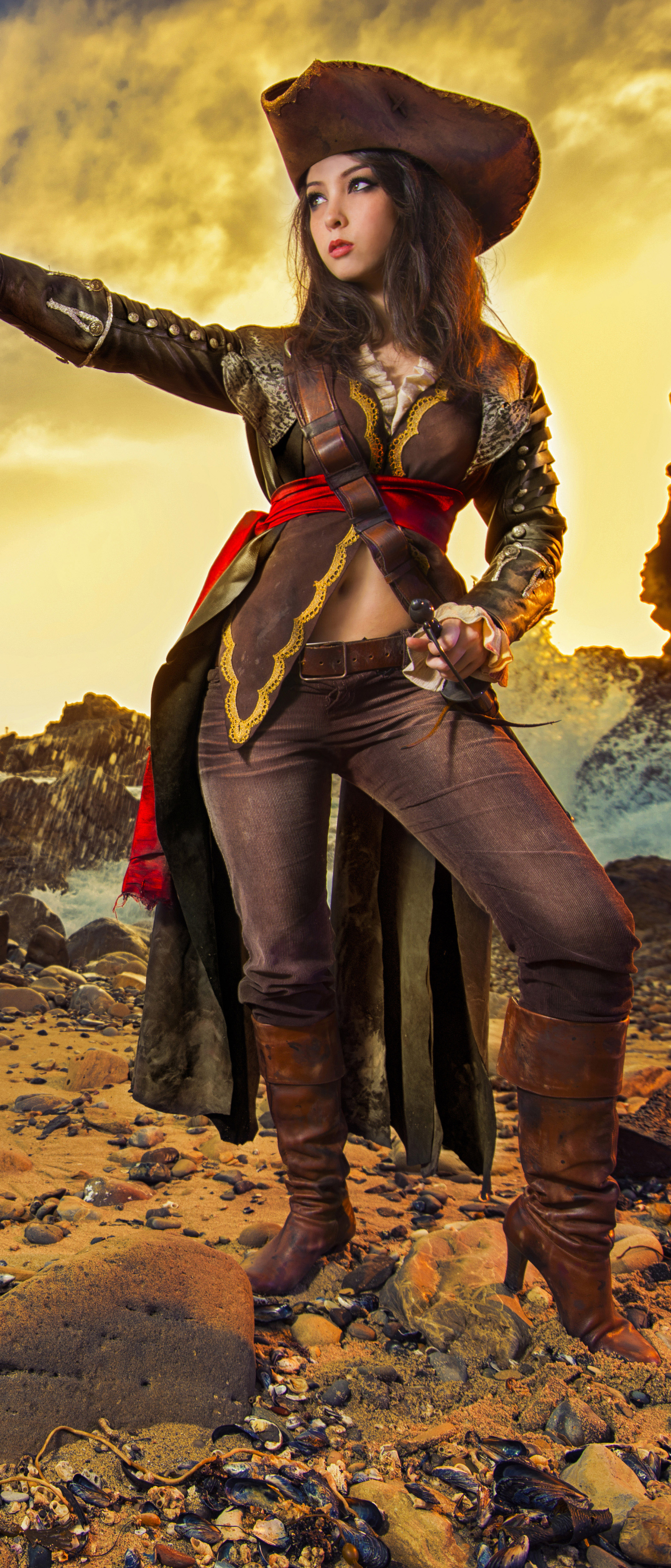 Download mobile wallpaper Women, Pirate, Cosplay for free.