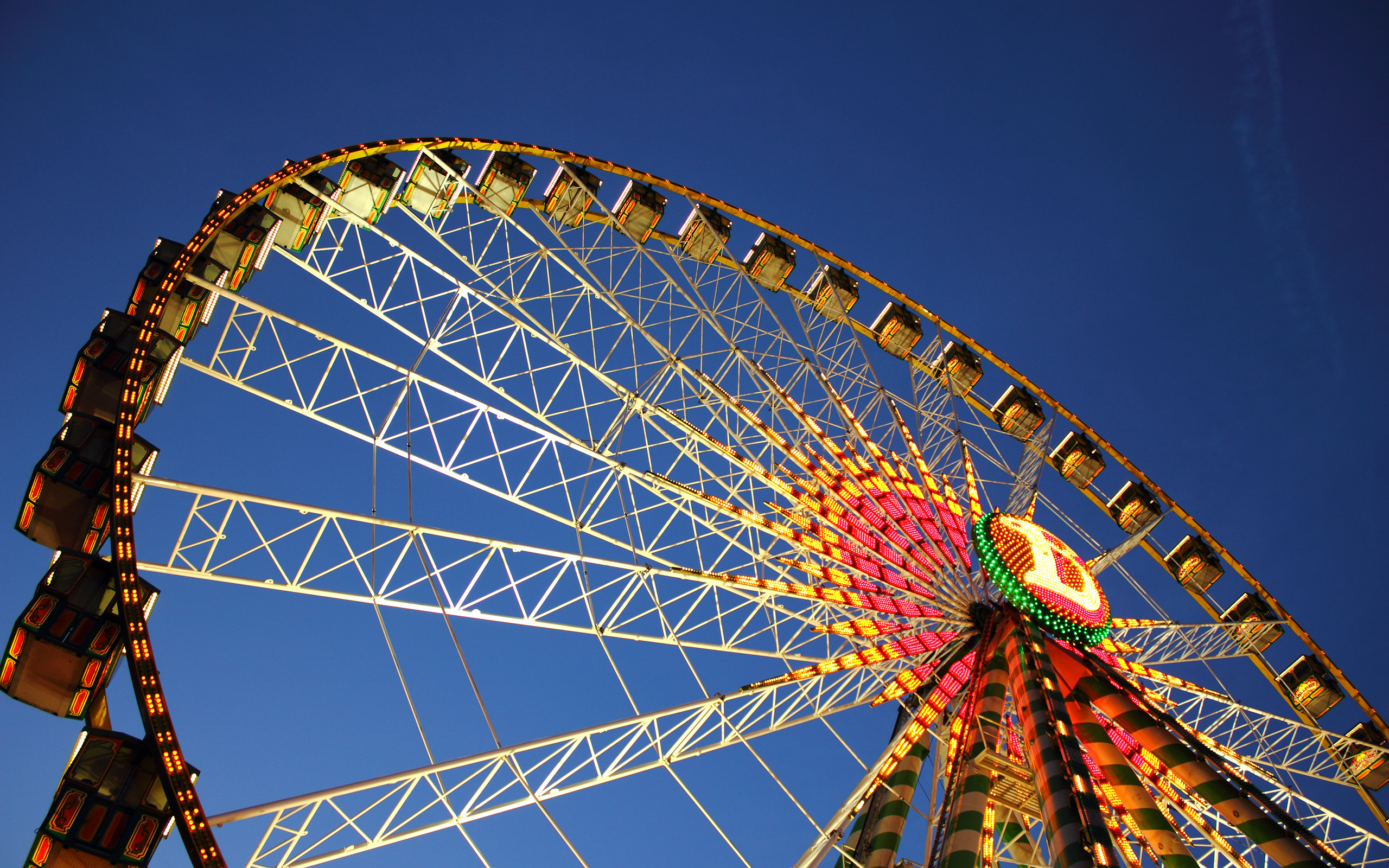 ferris wheel, man made, amusement park