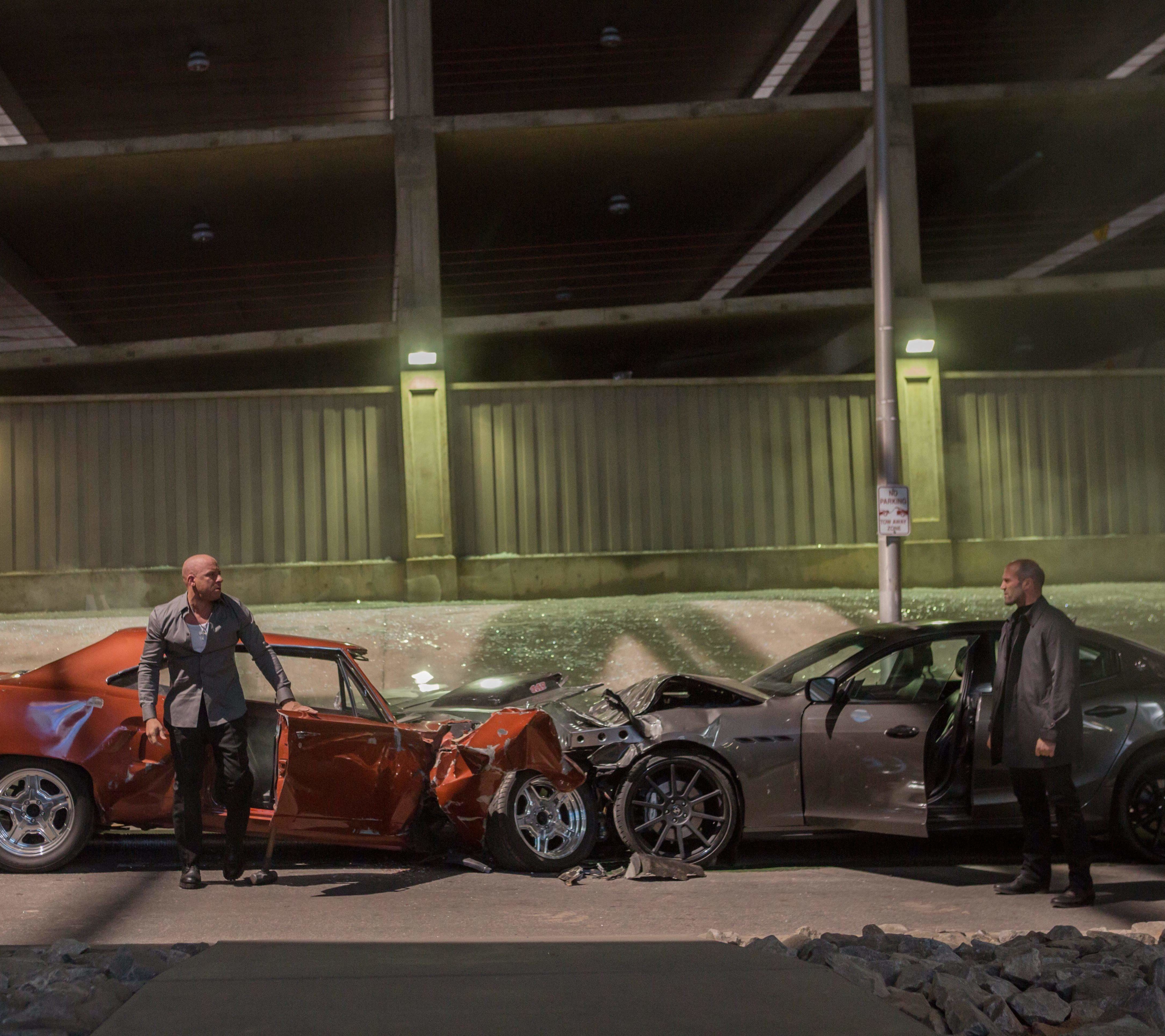Laden Sie das Vin Diesel, Fast & Furious, Jason Statham, Filme, Dominik Toretto, Fast & Furious Neues Modell Originalteile, Fast & Furious 7, Deckard Shaw-Bild kostenlos auf Ihren PC-Desktop herunter