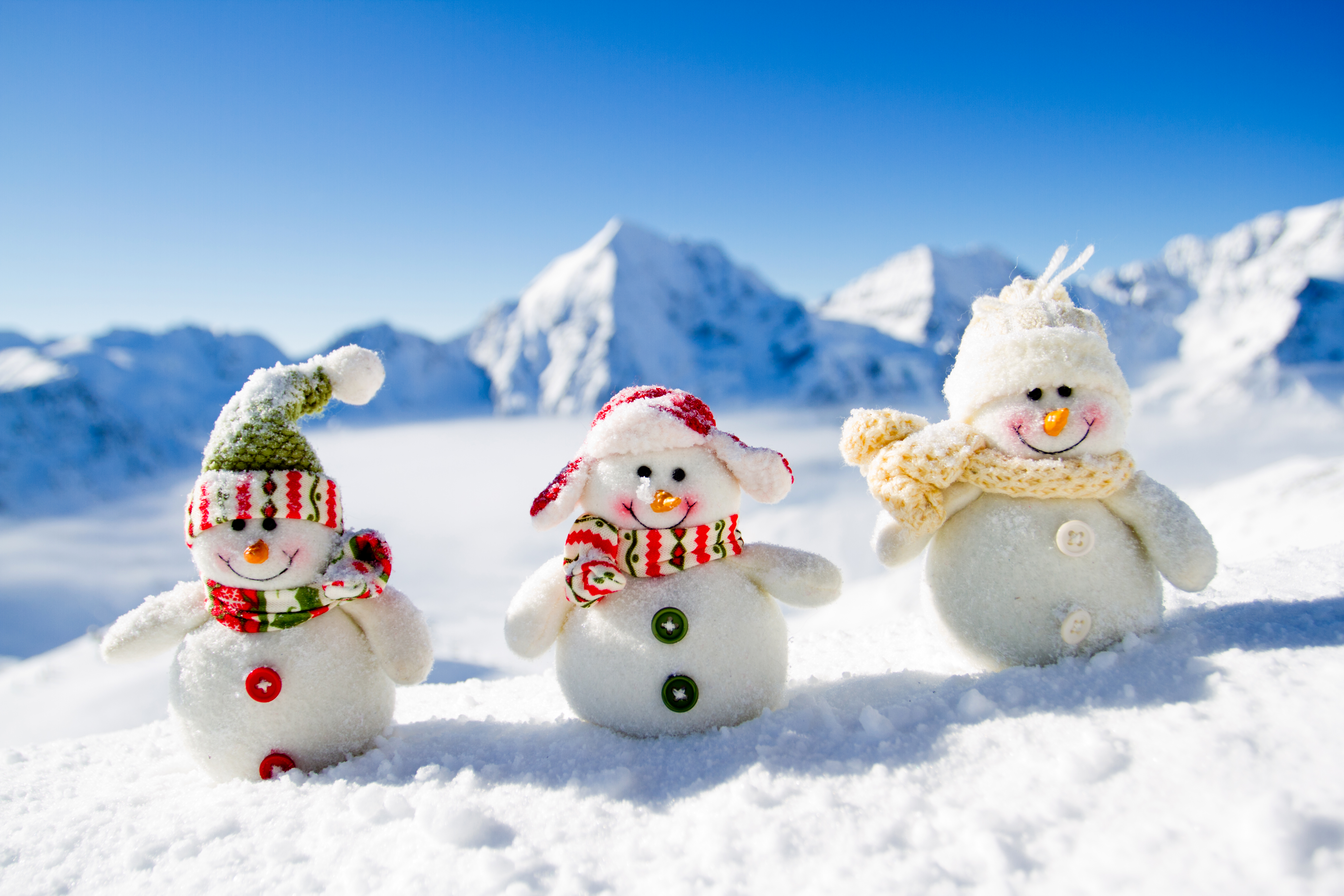 Download mobile wallpaper Winter, Snow, Snowman, Photography for free.